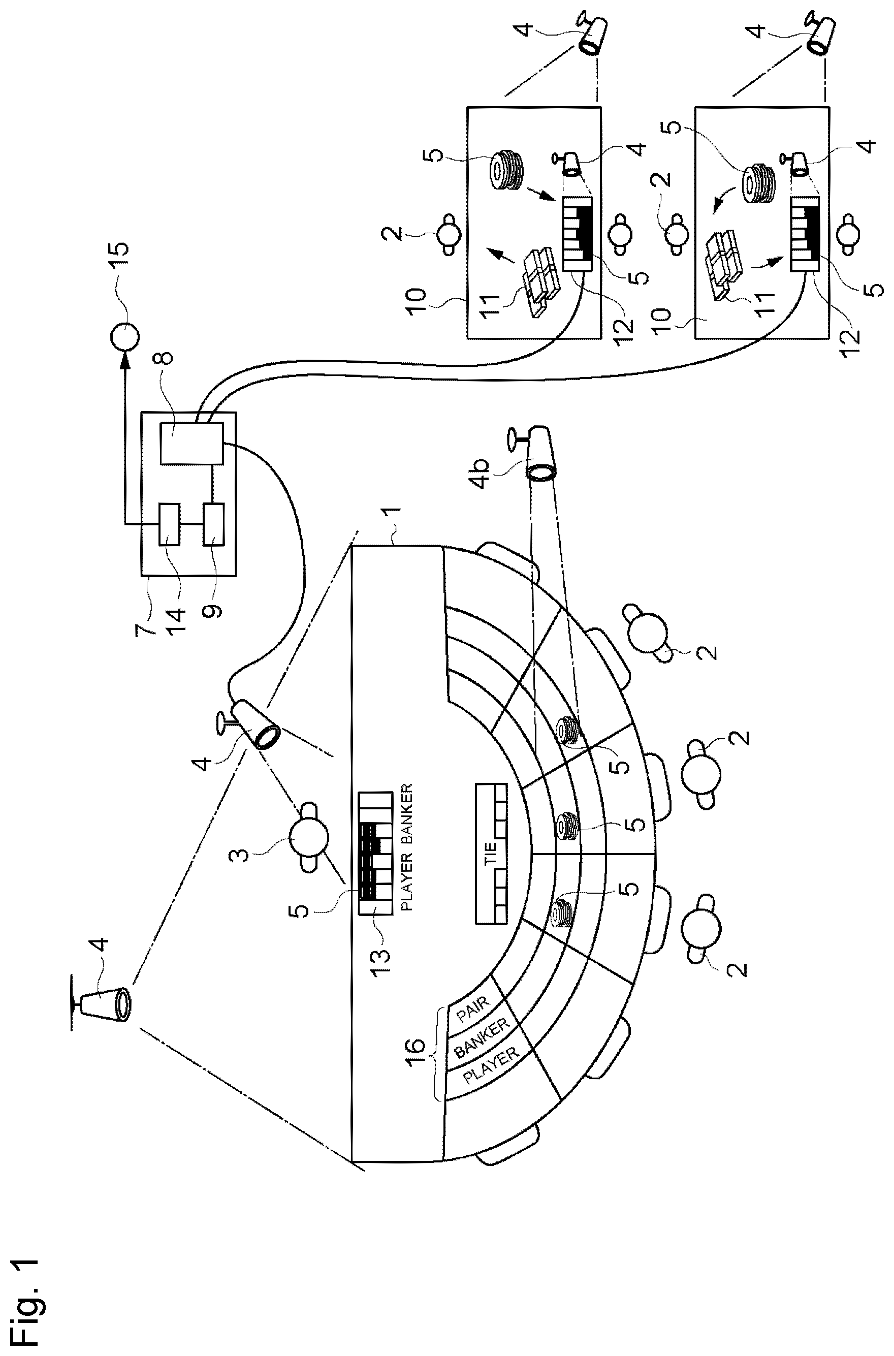 Patent US11847888 — Game token management system — Figure 1