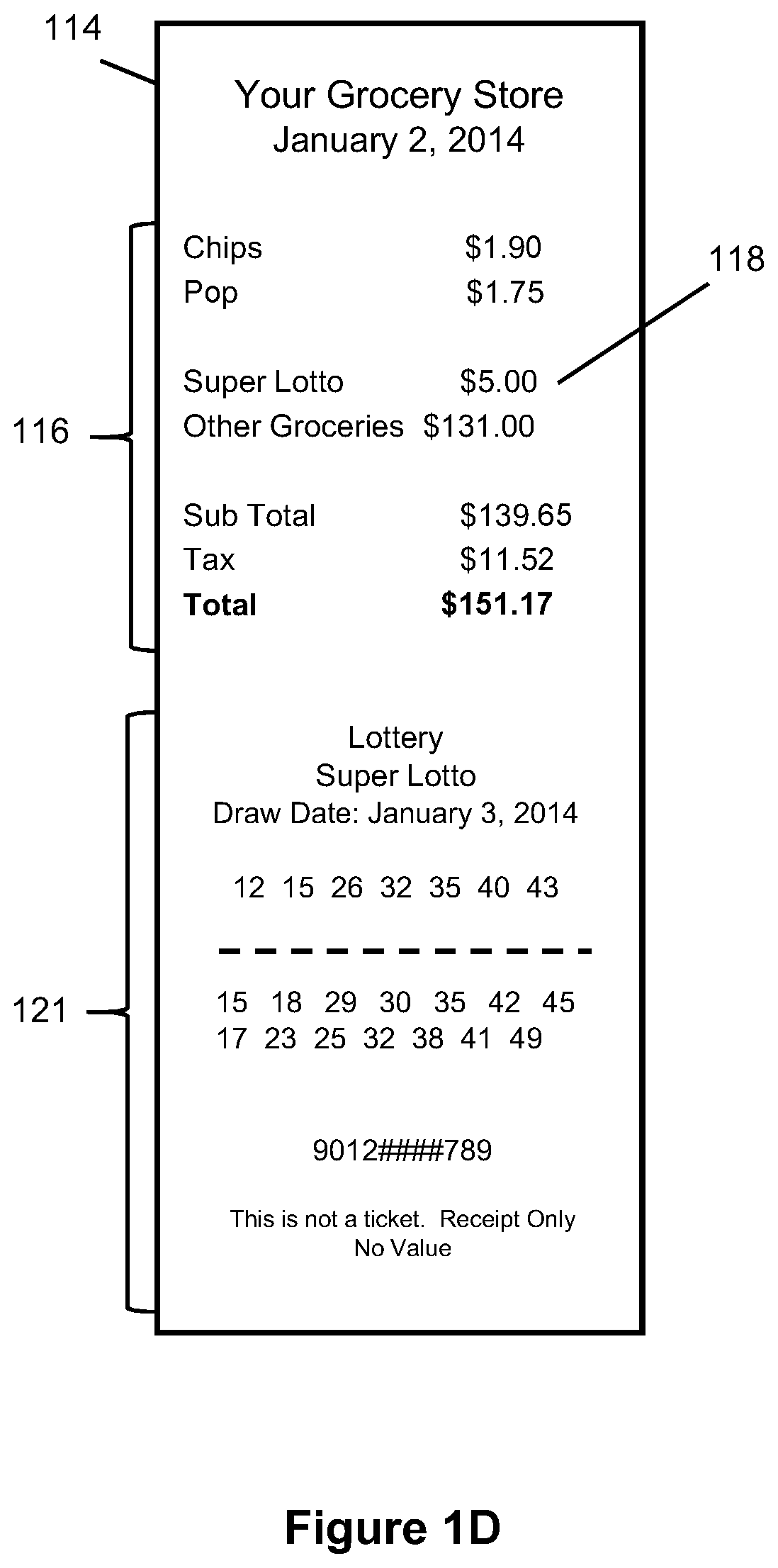 Patent US11847895 Figure 4 – Pre-printed and pre-selected lottery tickets for point-of-sale purchase
