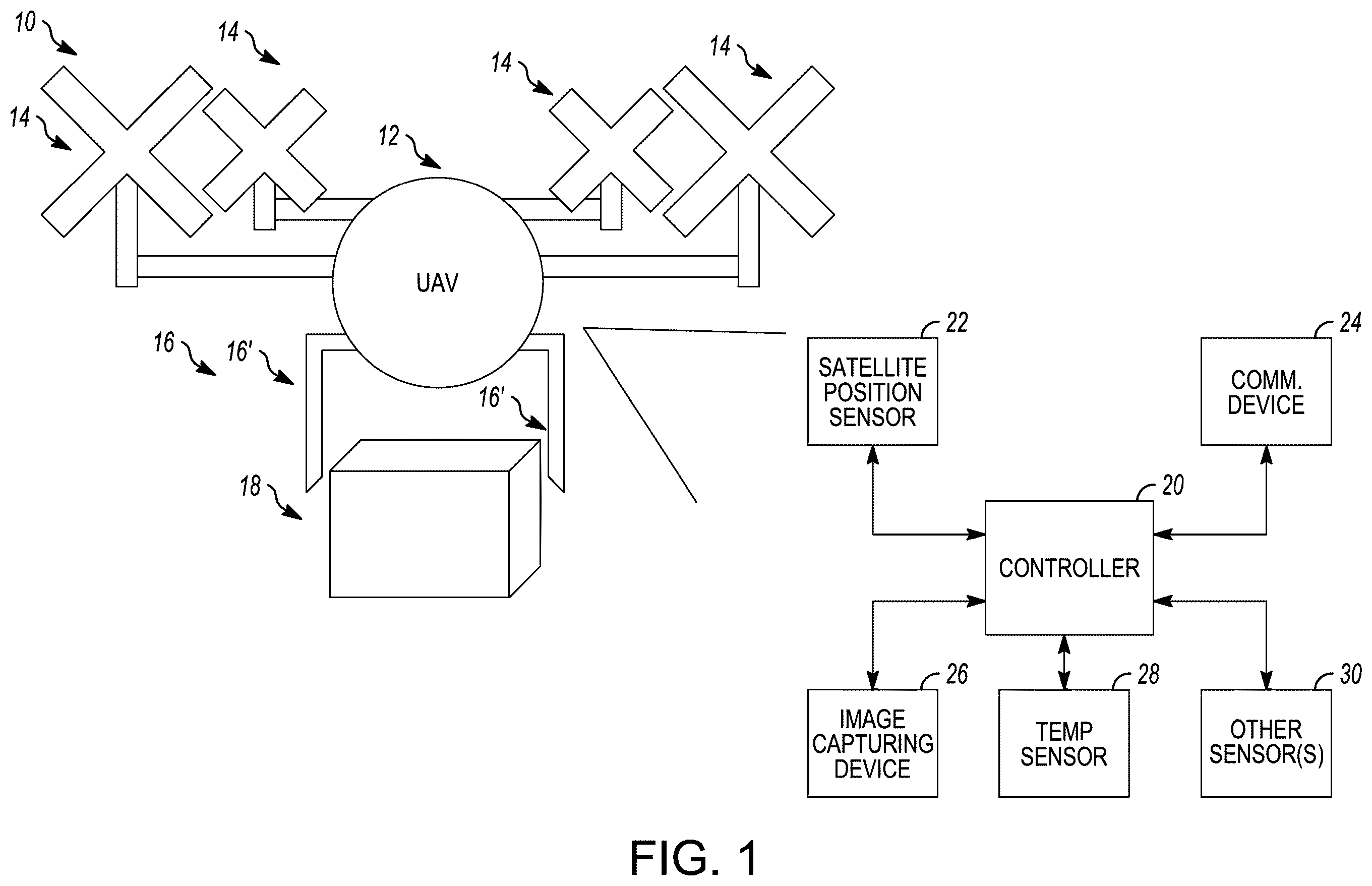 Patent US11847922 — System and method for secure delivery of a medication package — Figure 1