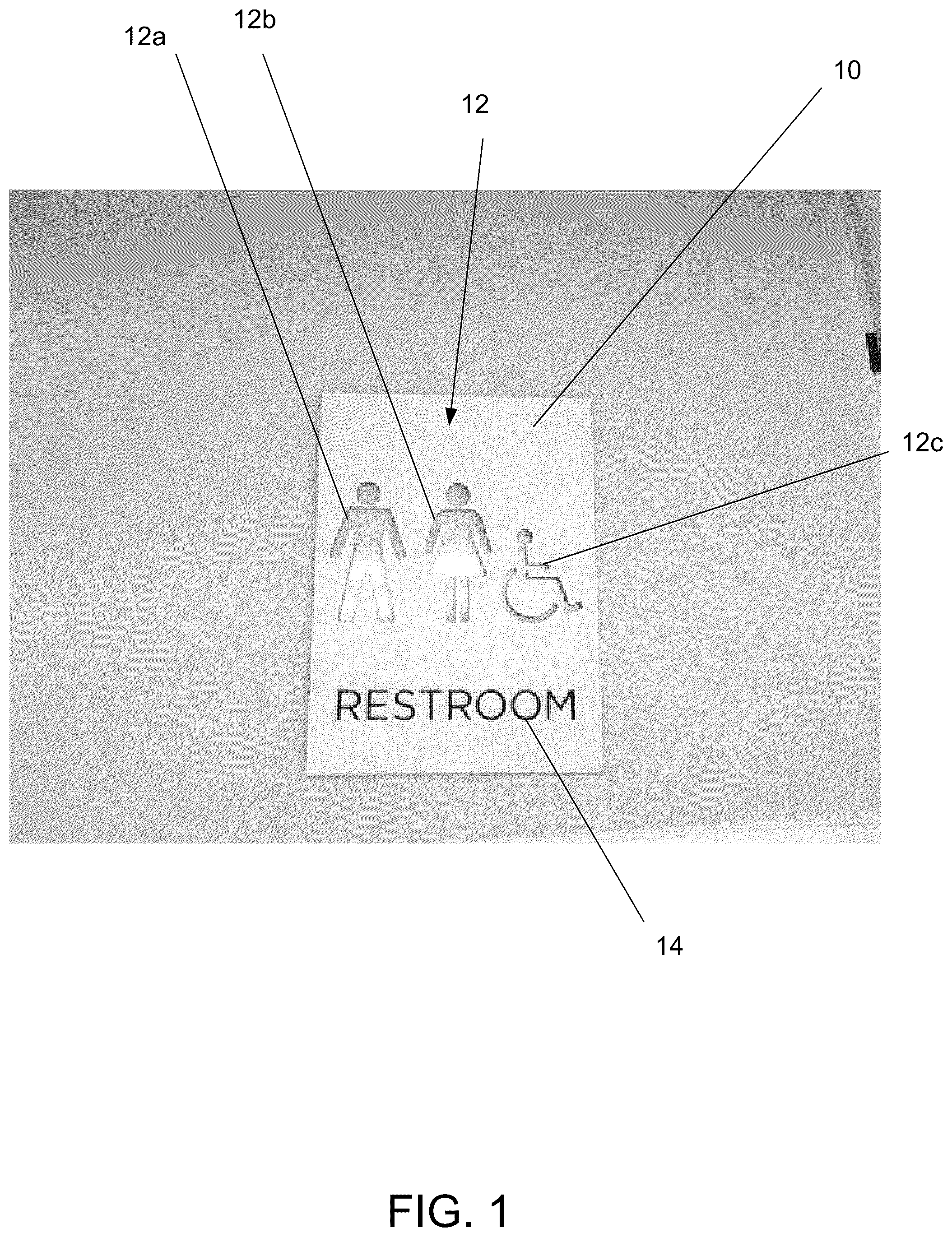 Patent US11847941 Figure 1 – Sign with inserts