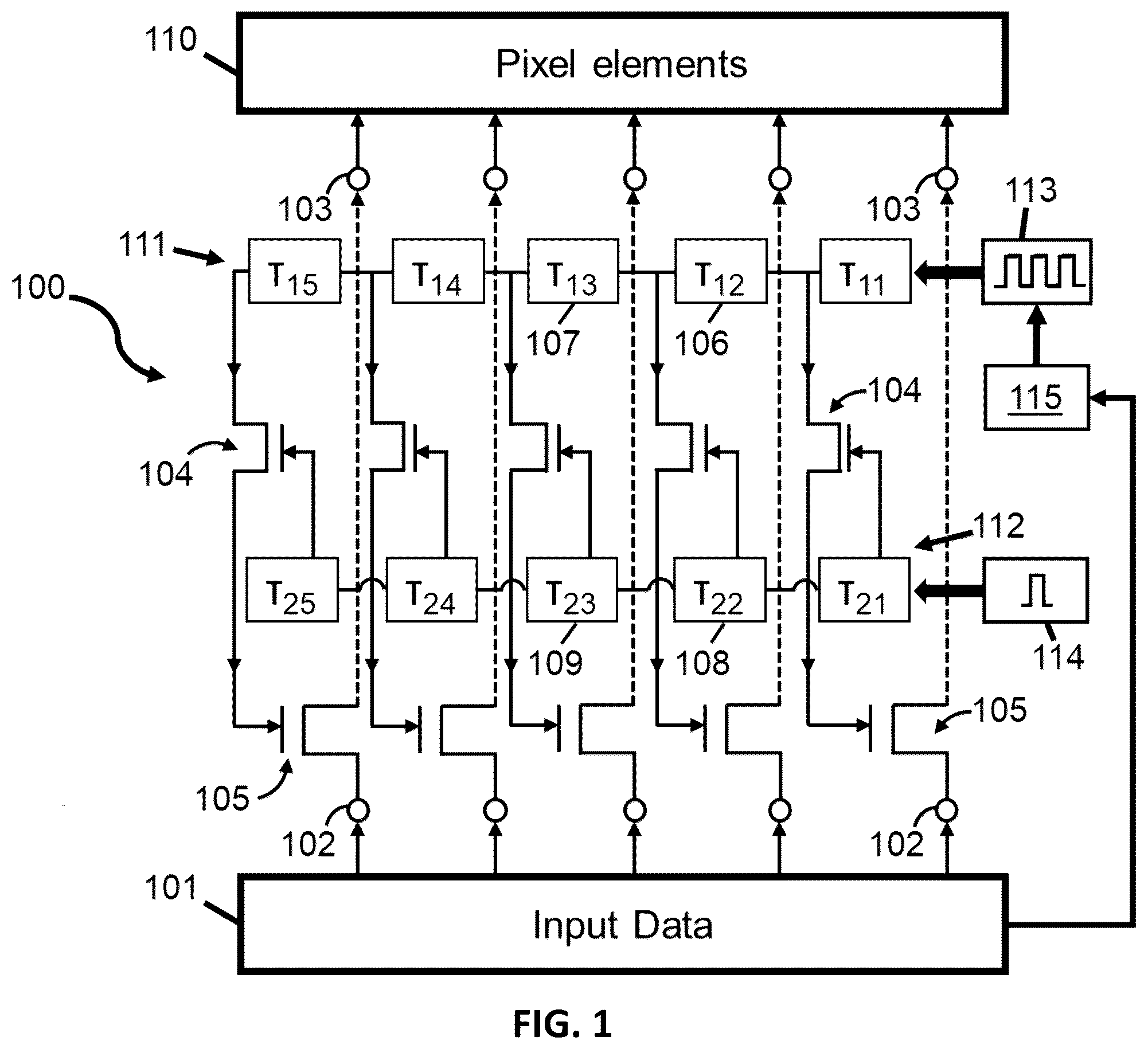 Patent US11847944 — Data distribution for holographic projection — Figure 1