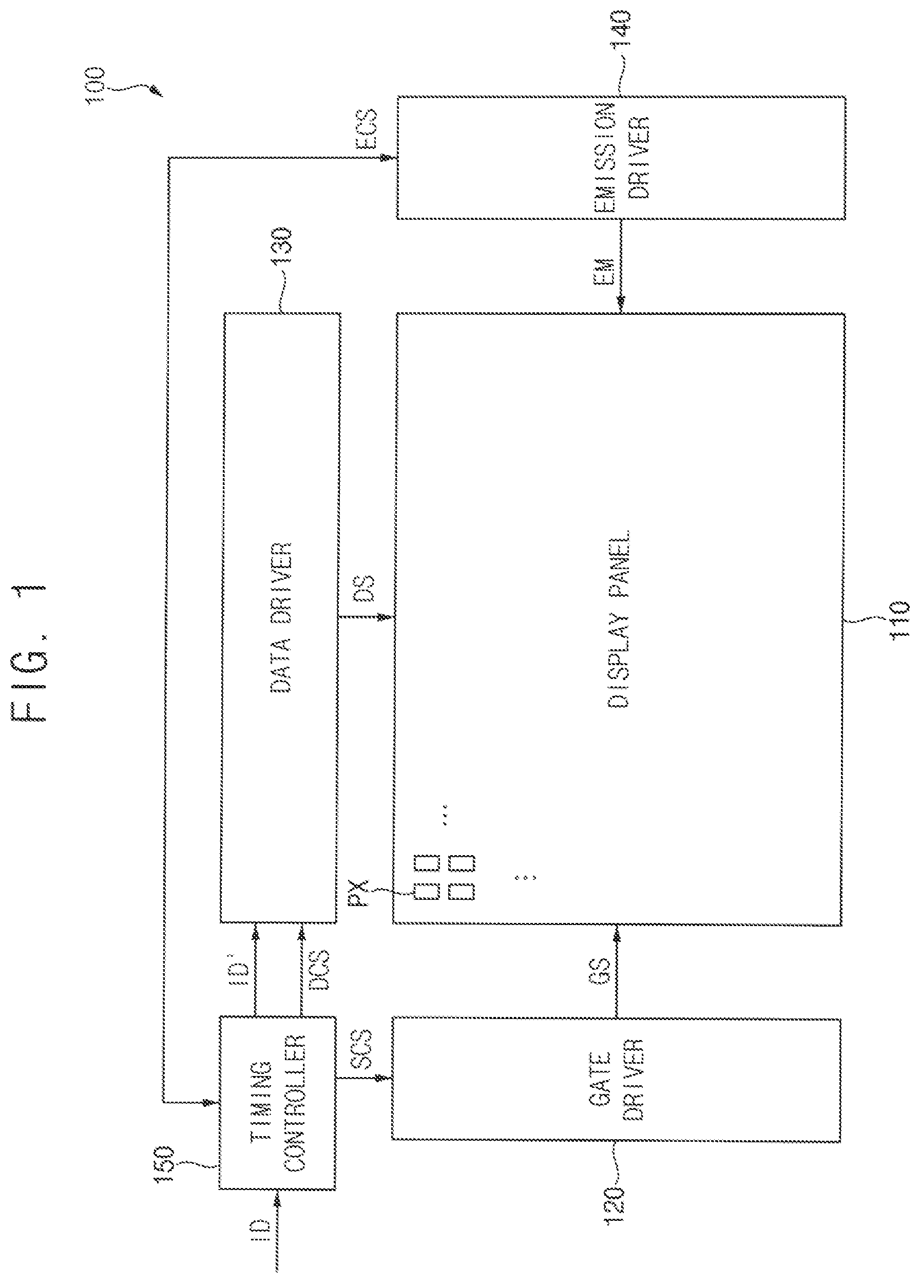 Patent US11847948 Figure 1 – Driver and display device including the same