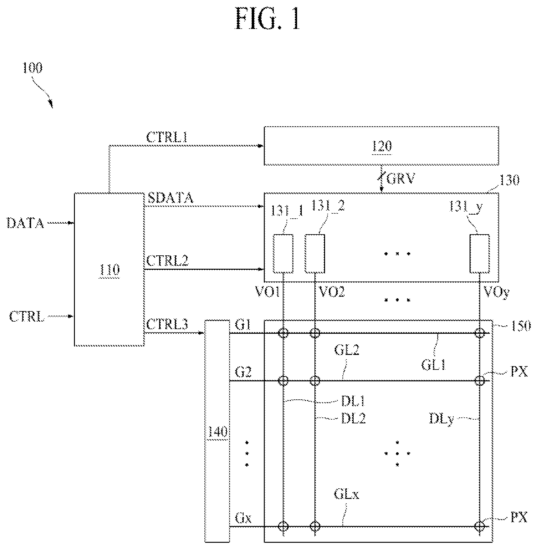 Patent US11847979 — Display apparatus and driving method thereof — Figure 1