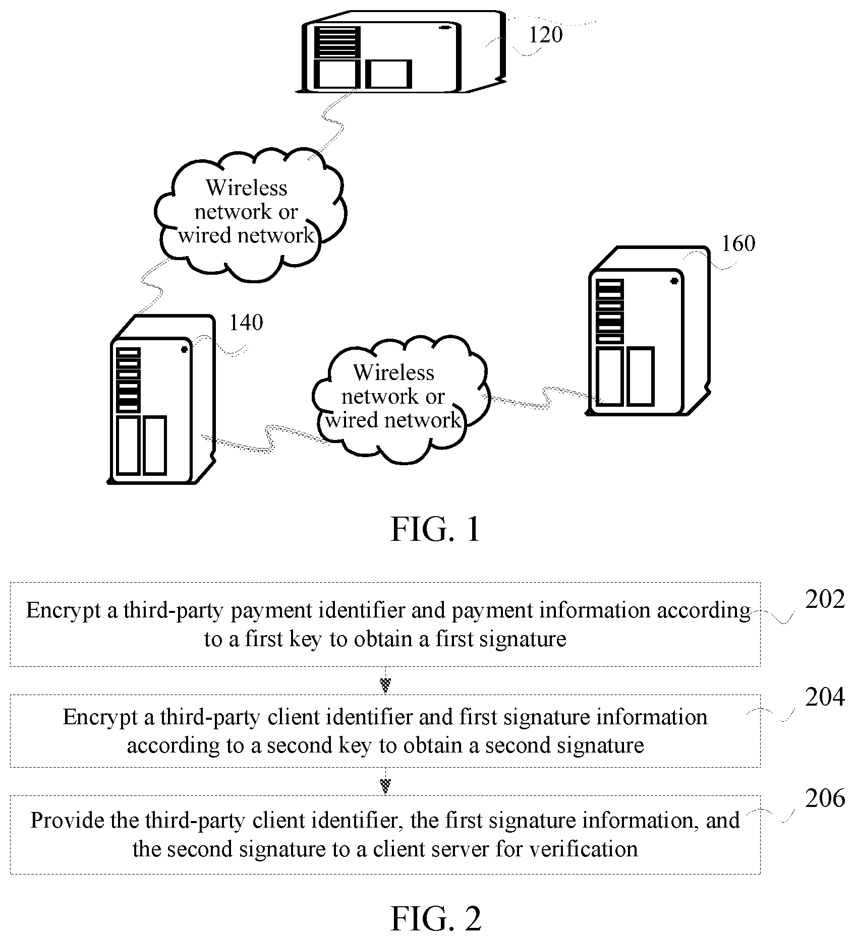Patent US11854003 — Signature verification method, apparatus, and system — Figure 1