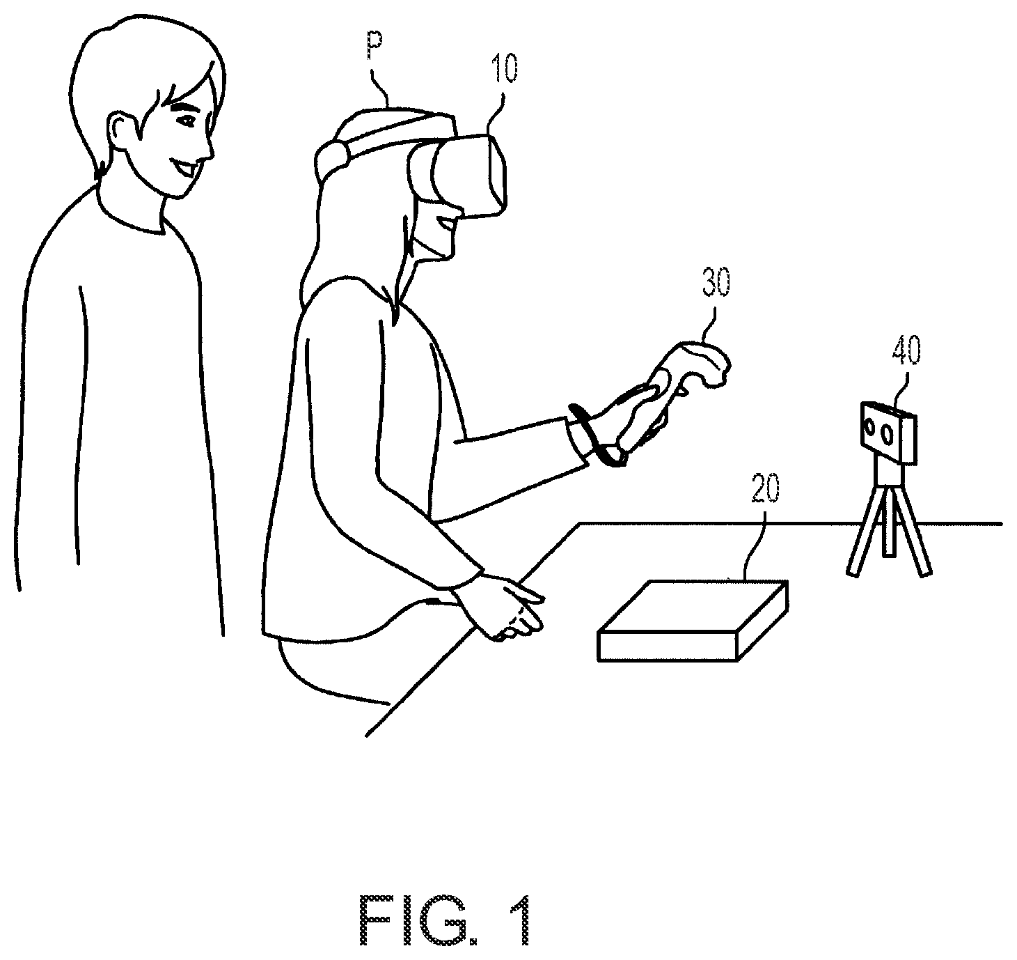 Patent US11854155 — Data processing program, data processing method and data processing device for displaying external information in virtual space — Figure 1