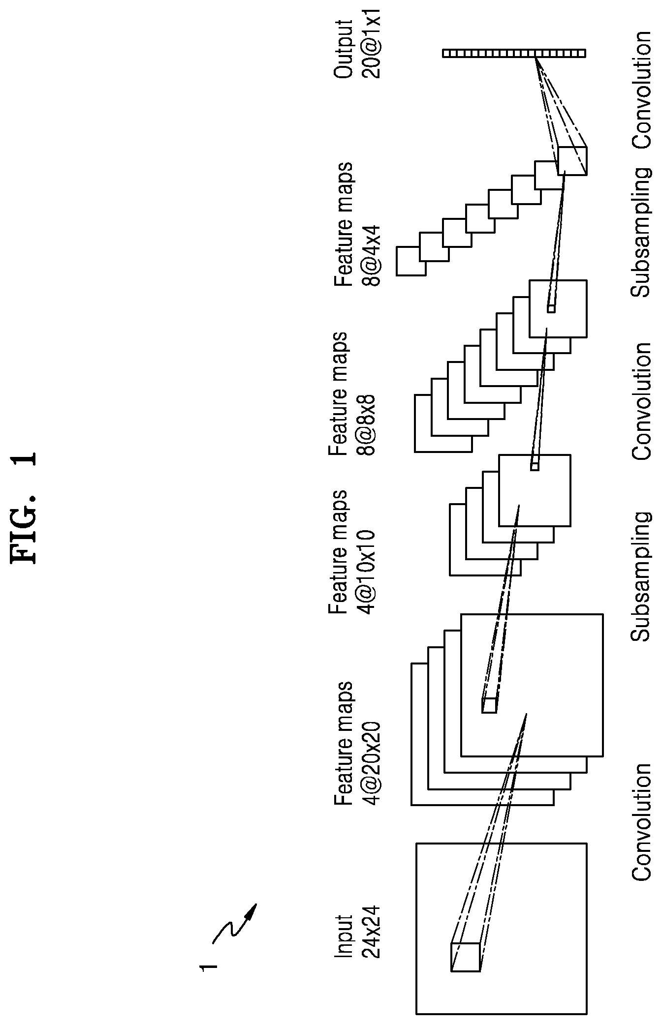 Patent US11854241 — Method and apparatus with dilated convolution — Figure 1
