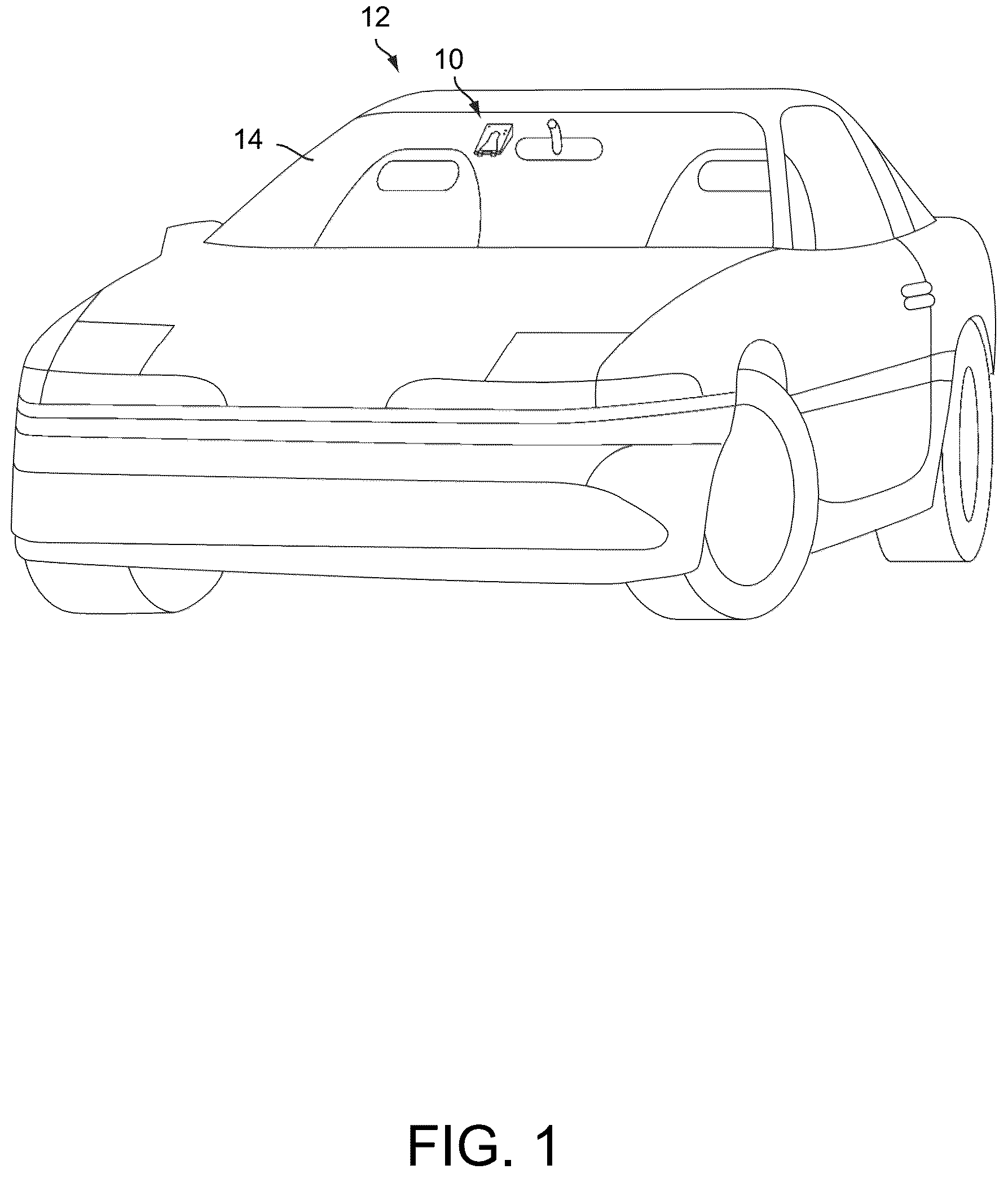 Patent US11854276 — Vehicle driver monitoring system for determining driver workload — Figure 1