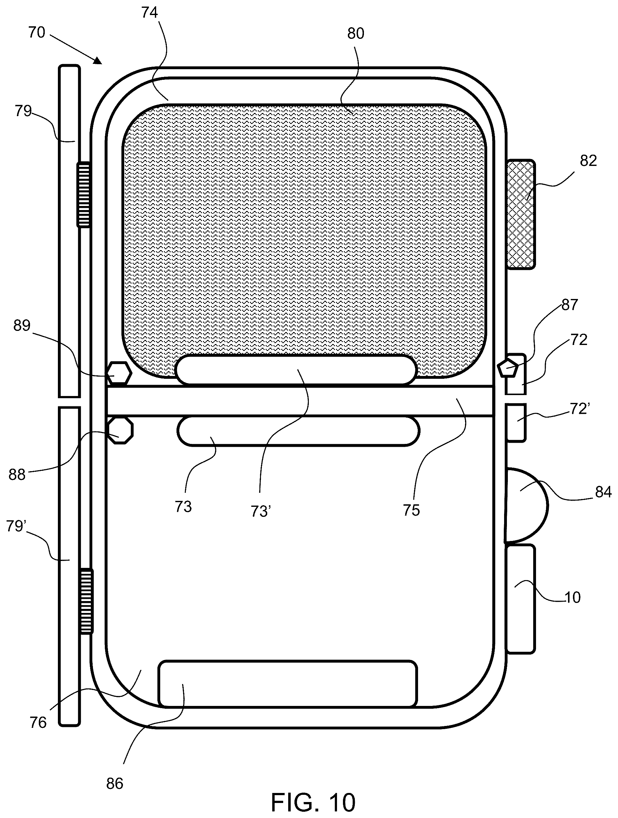 Patent US11854328 Figure 8 – Access management system
