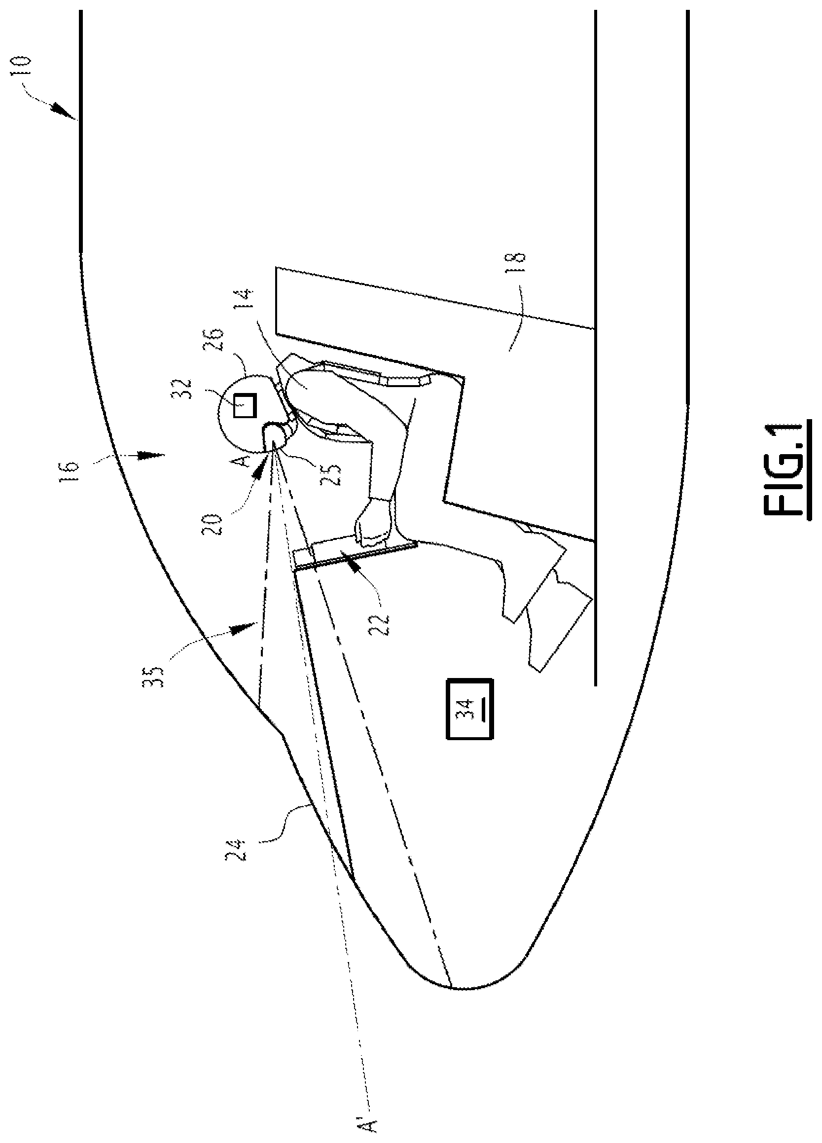 Patent US11854409 — Electronic display management device for a head-up display screen and associated display system, management method and computer program product — Figure 1
