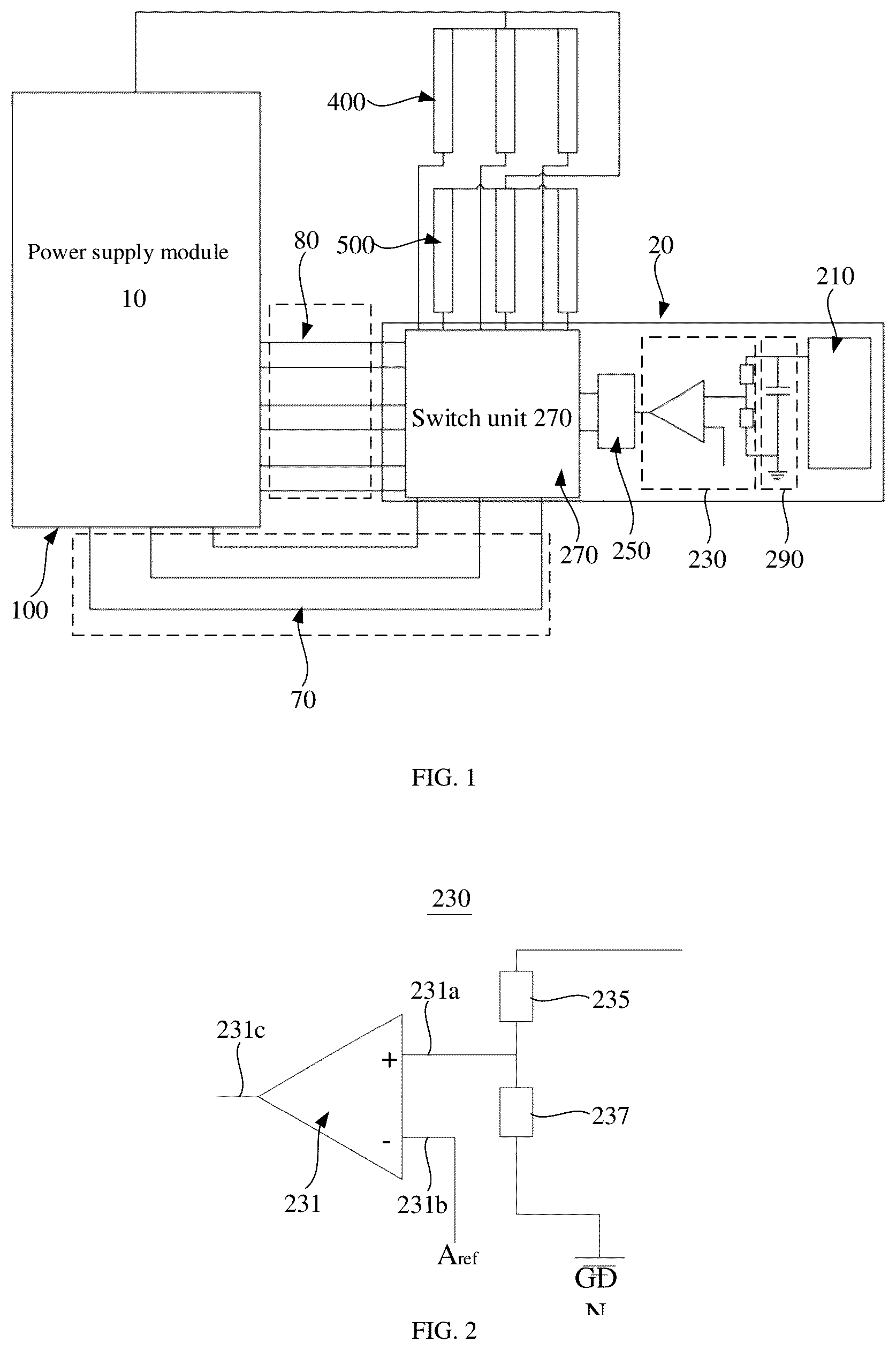 Patent US11854501 — Backlight driving circut, backlight module and display device — Figure 1