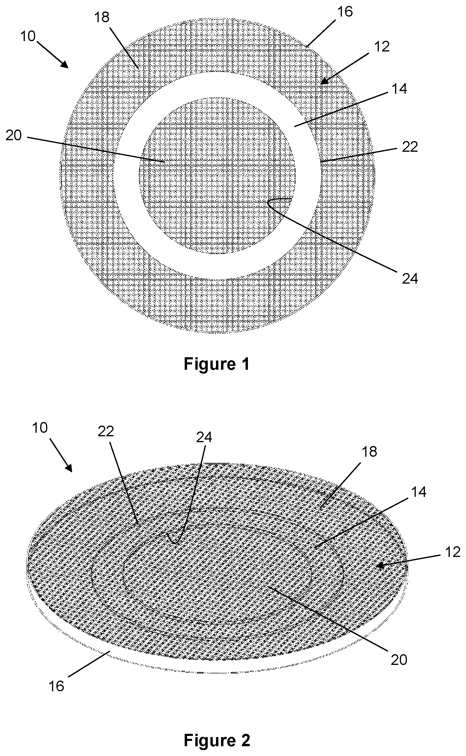 Patent US11854514 — Drumhead with reduced volume — Figure 1