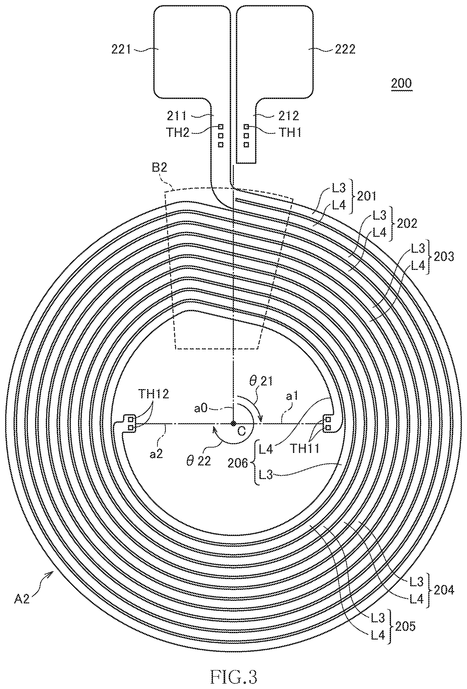 Patent US11854732 Figure 3 – Coil component