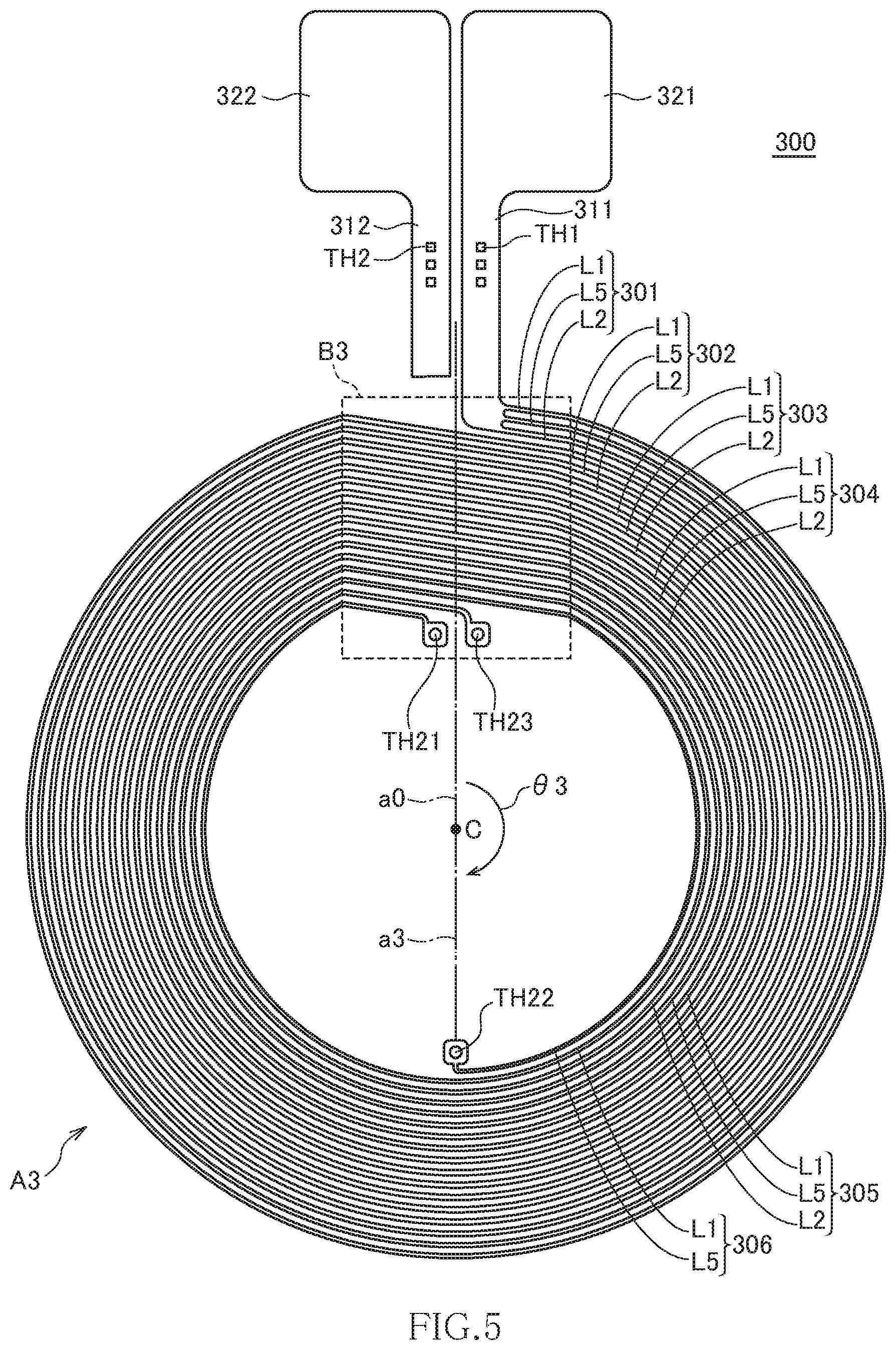 Patent US11854732 Figure 5 – Coil component
