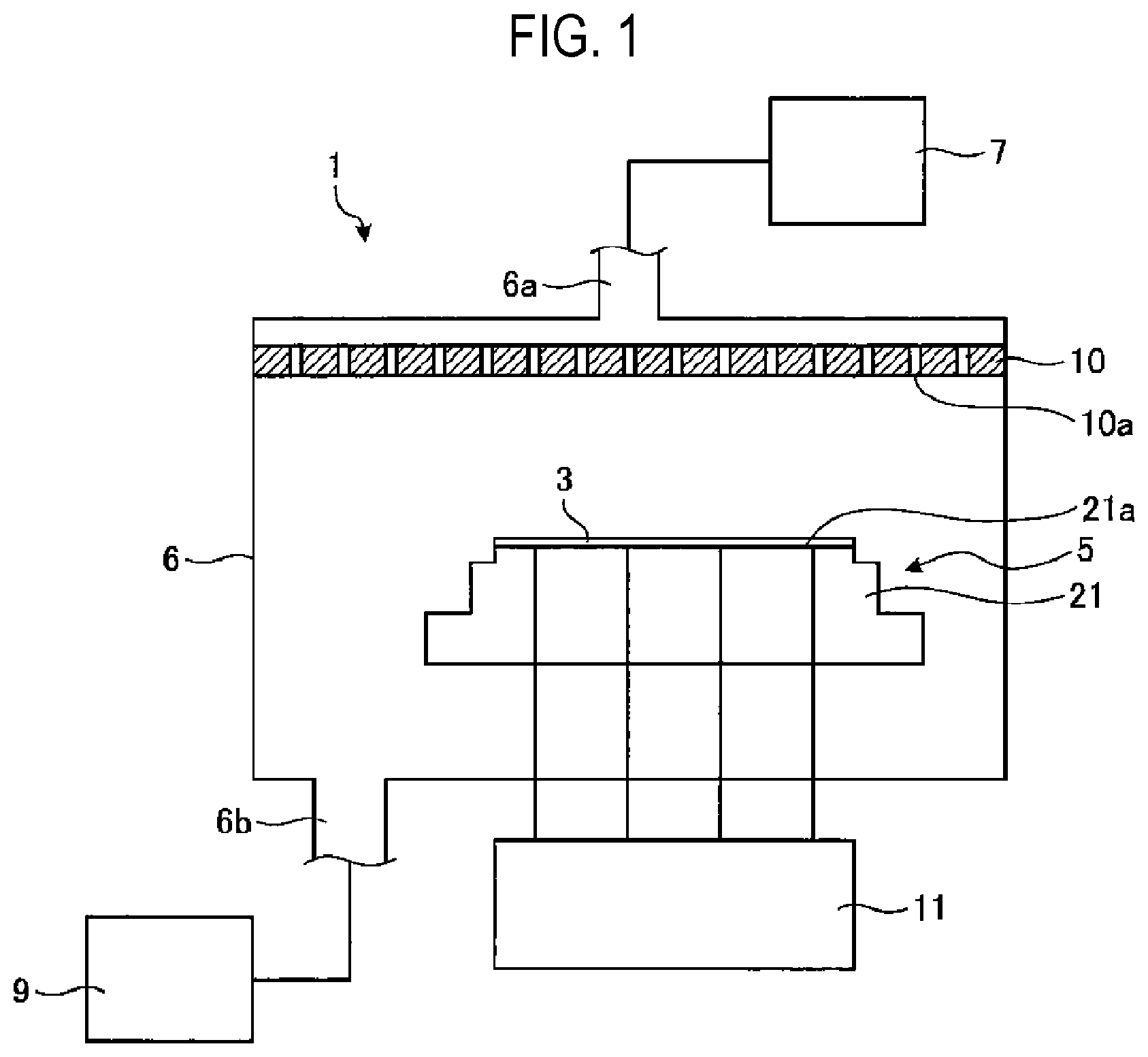 Patent US11854843 — Substrate stage, substrate processing apparatus, and temperature control method — Figure 1