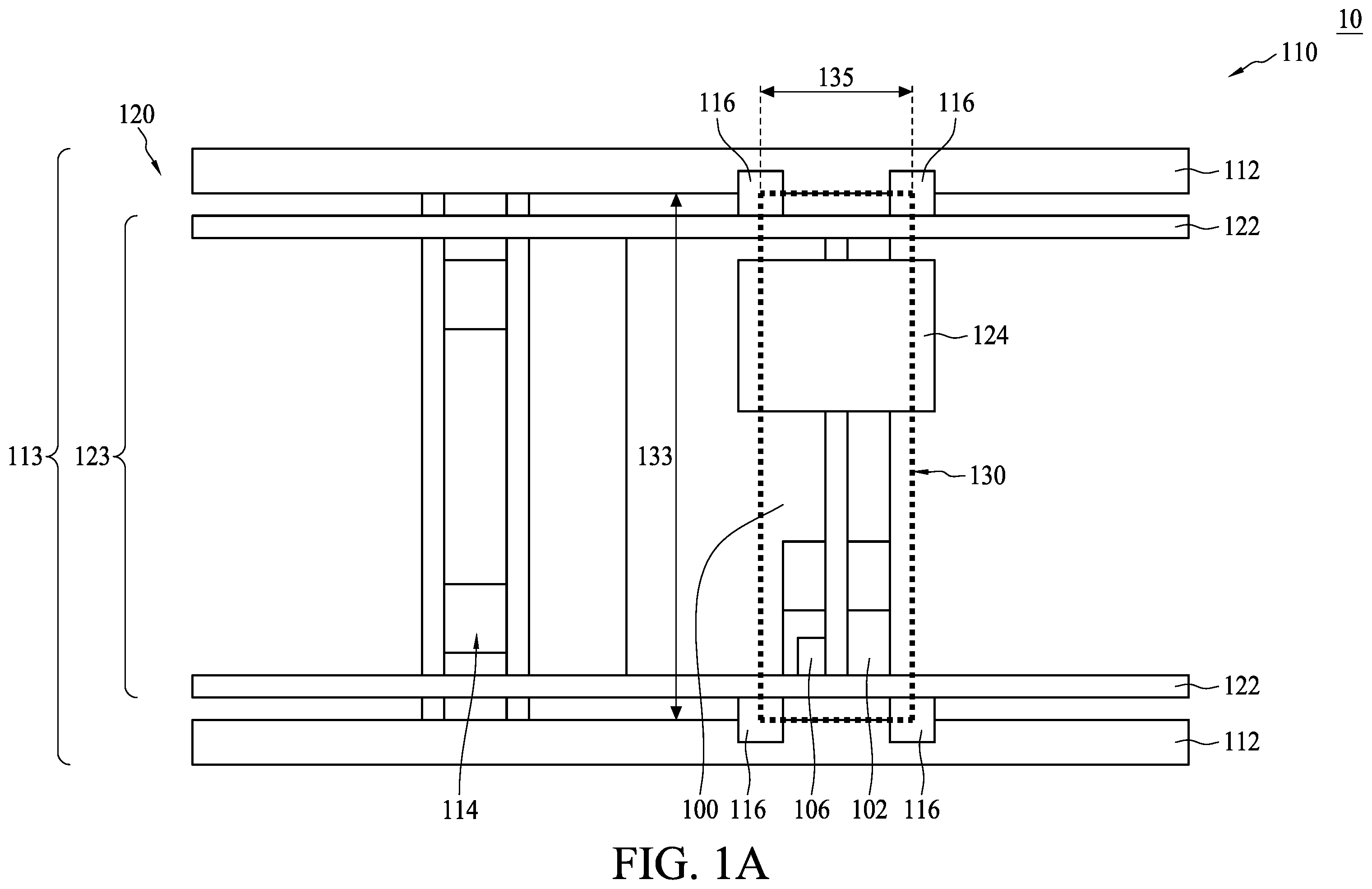 Patent US11854846 Figure 1 – System for a semiconductor fabrication facility and method for operating the same