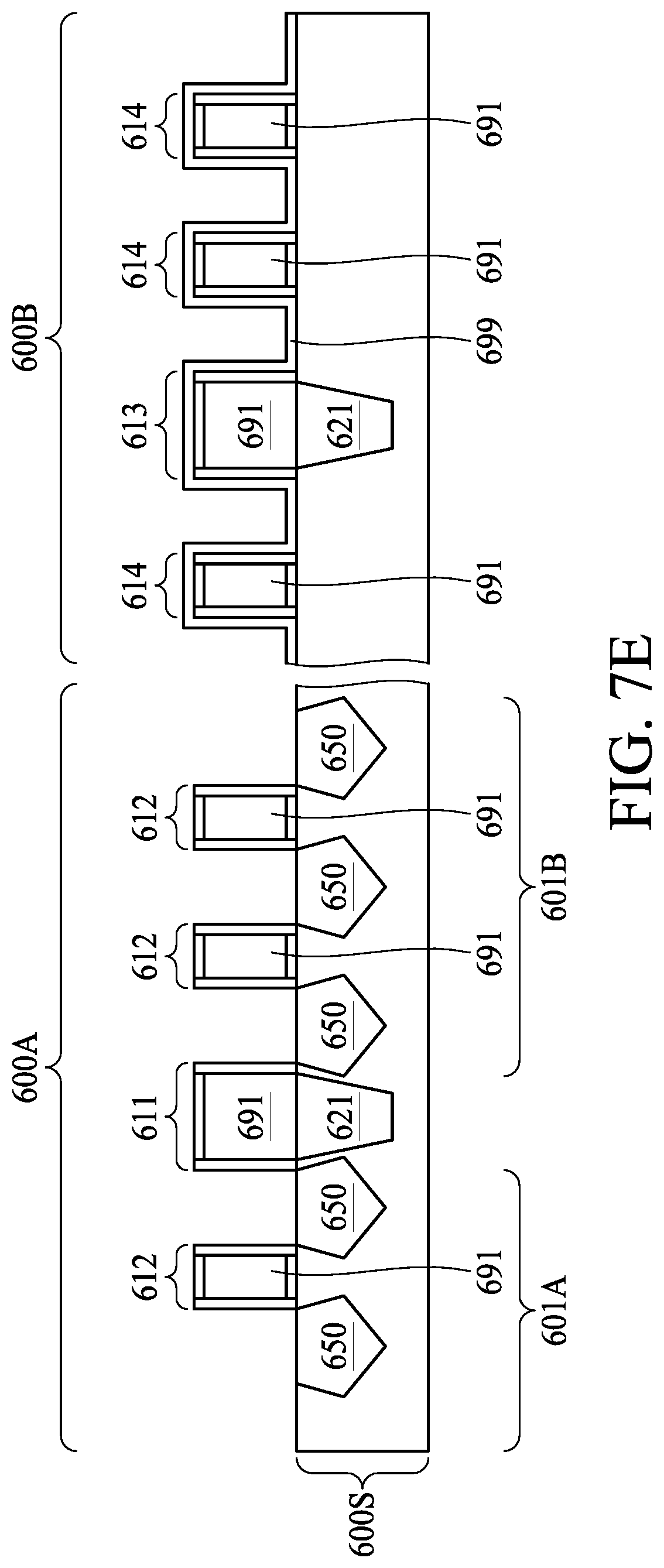Patent US11854863 Figure 13 – Semiconductor device including an isolation region having an edge being covered and manufacturing method for the same