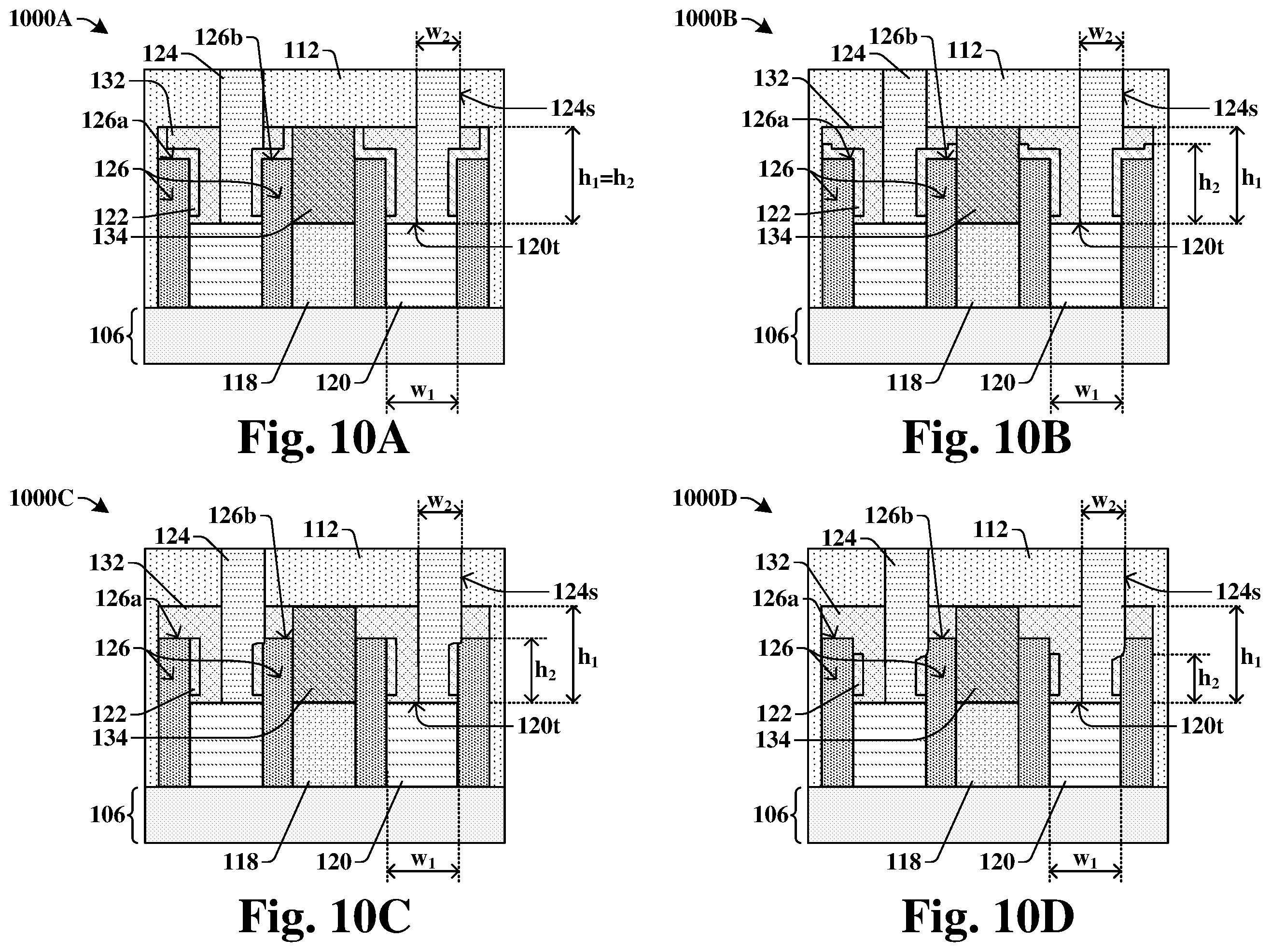 Patent US11854866 Figure 9 – Enlarging contact area and process window for a contact via