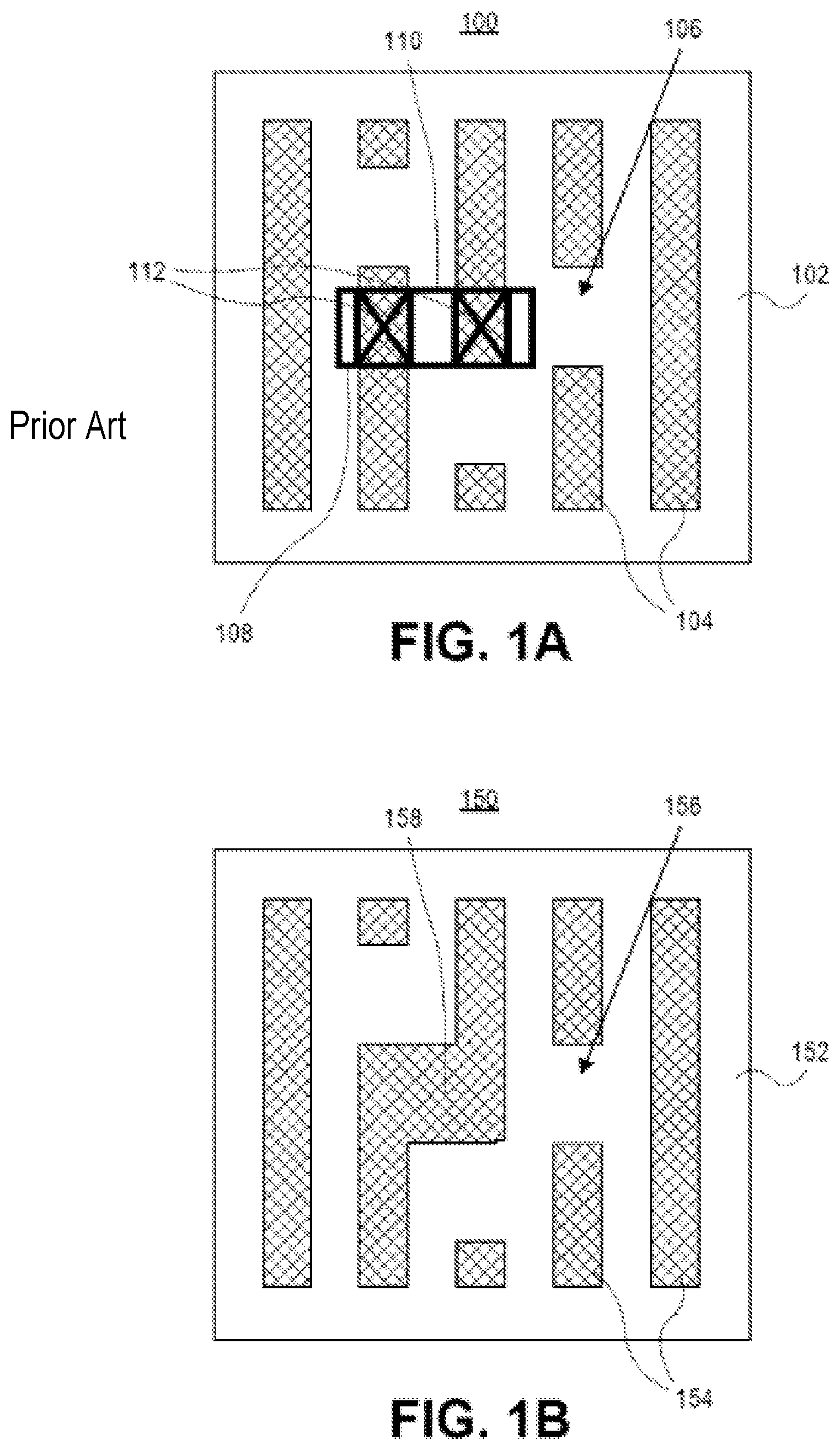 Patent US11854882 Figure 1 – Subtractive plug and tab patterning with photobuckets for back end of line (BEOL) spacer-based interconnects