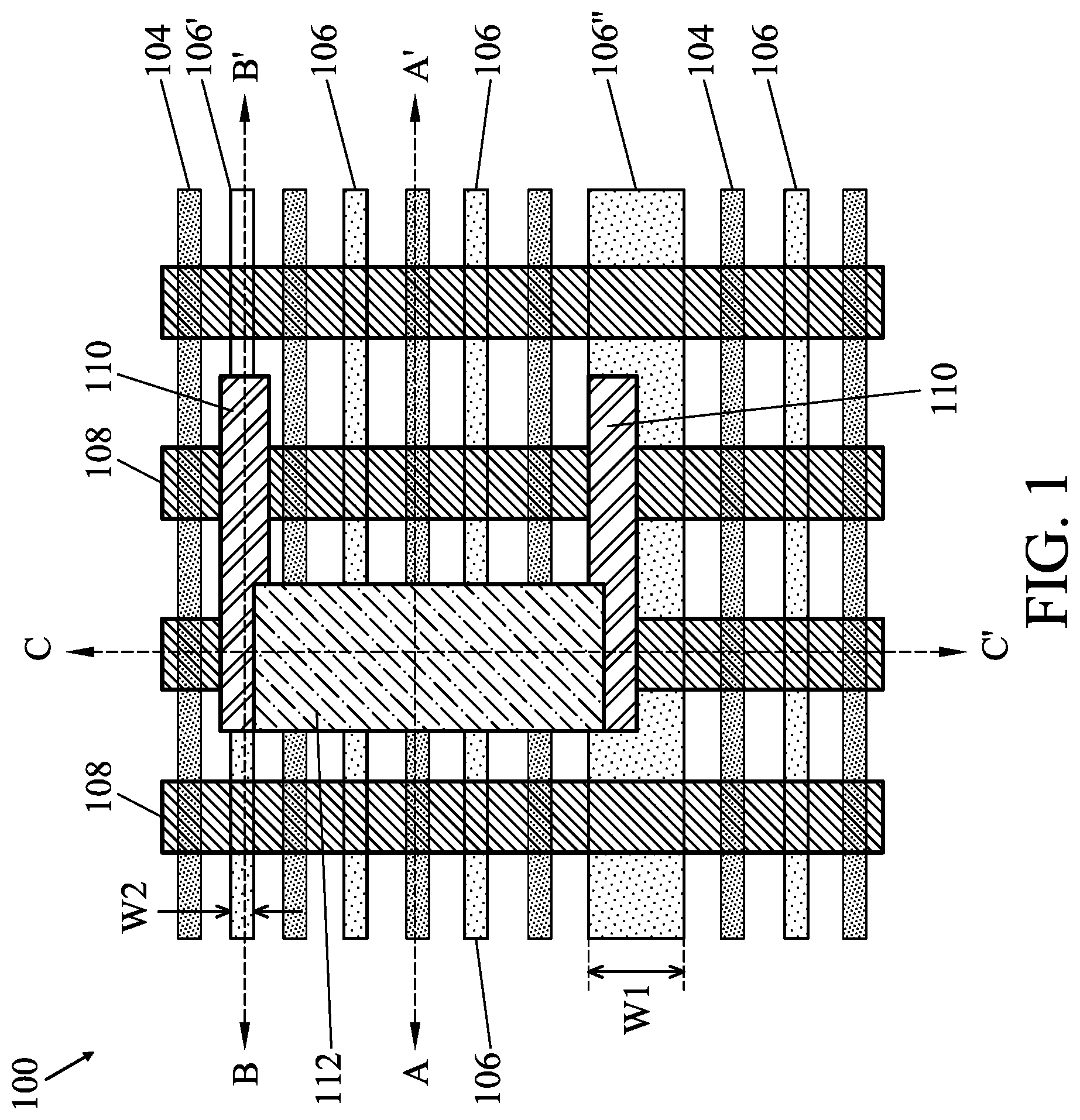 Patent US11854908 — Multi-gate device and related methods — Figure 1