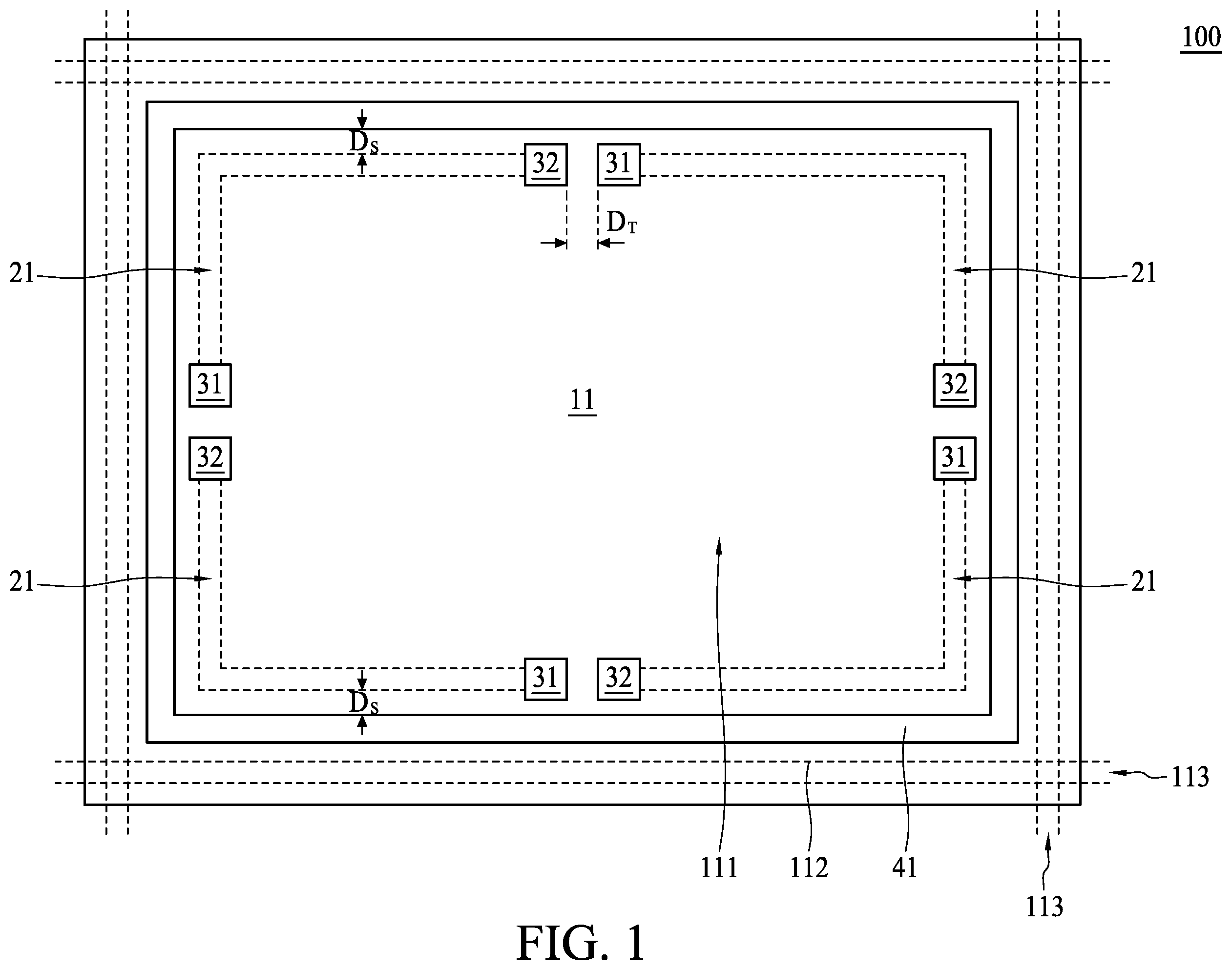 Patent US11854913 — Method for detecting defects in semiconductor device — Figure 1