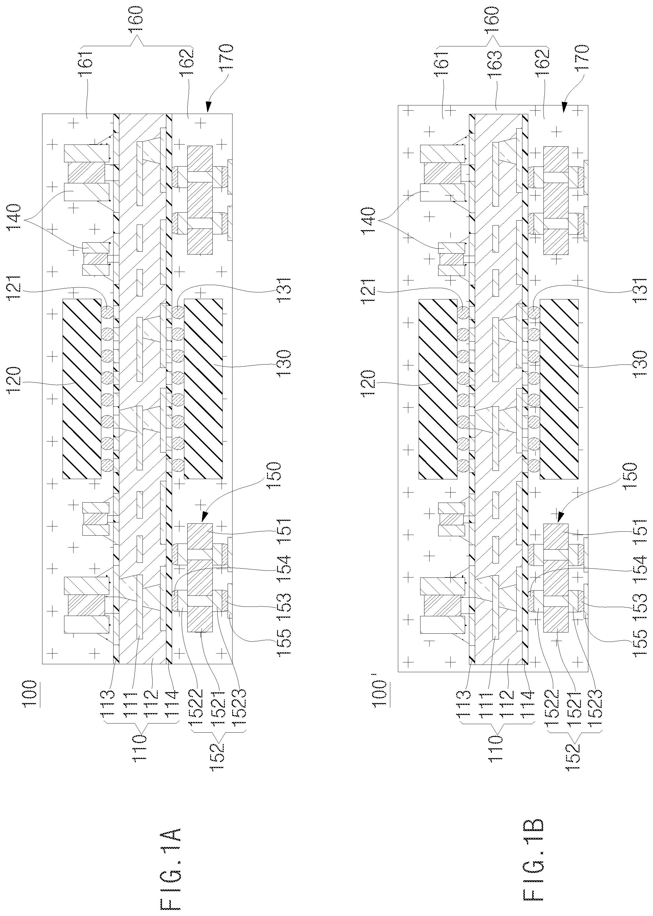 Patent US11854991 — Semiconductor devices and methods of manufacturing semiconductor devices — Figure 1