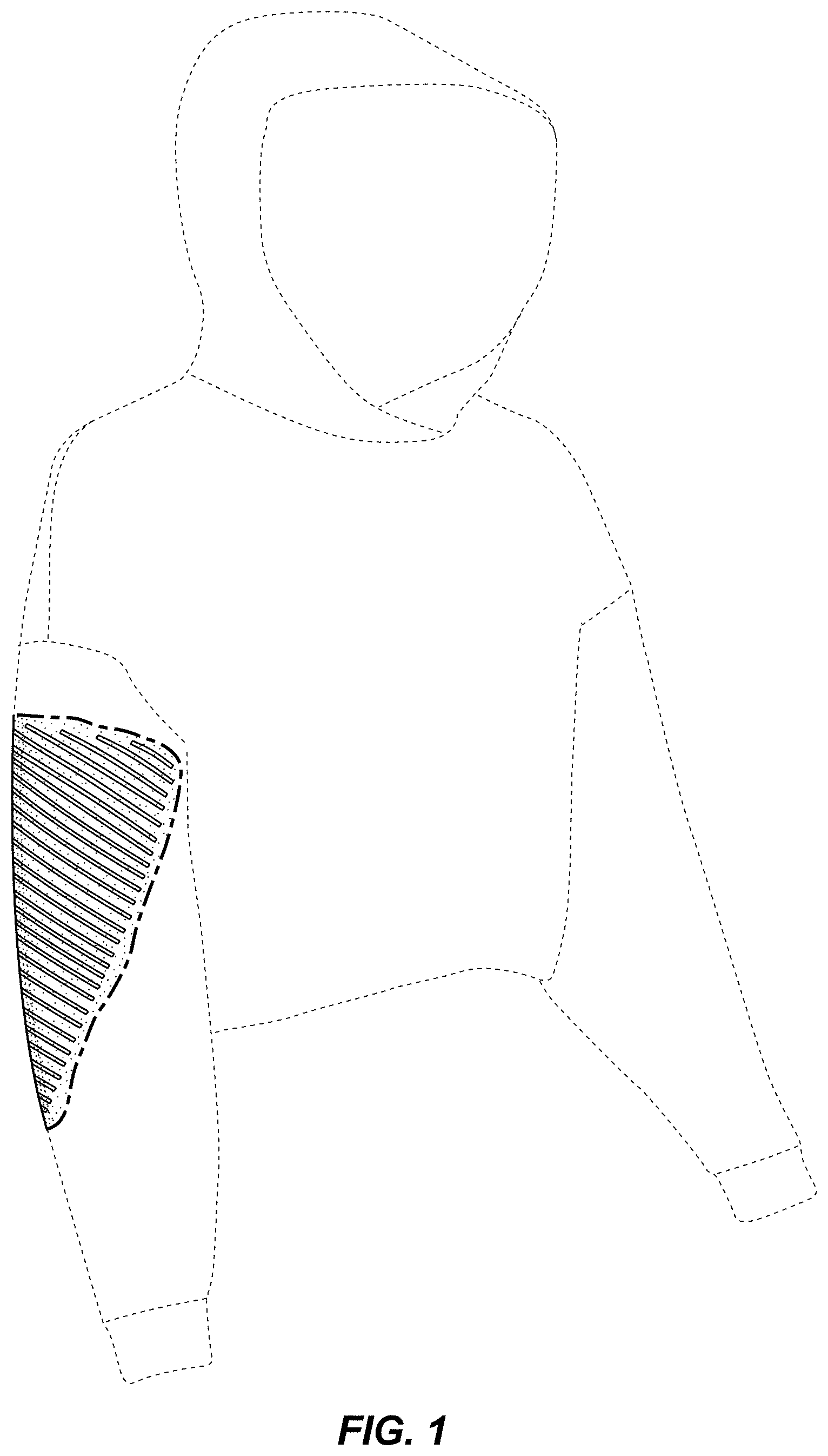 Patent USD0999485 — Hoodie — Figure 1