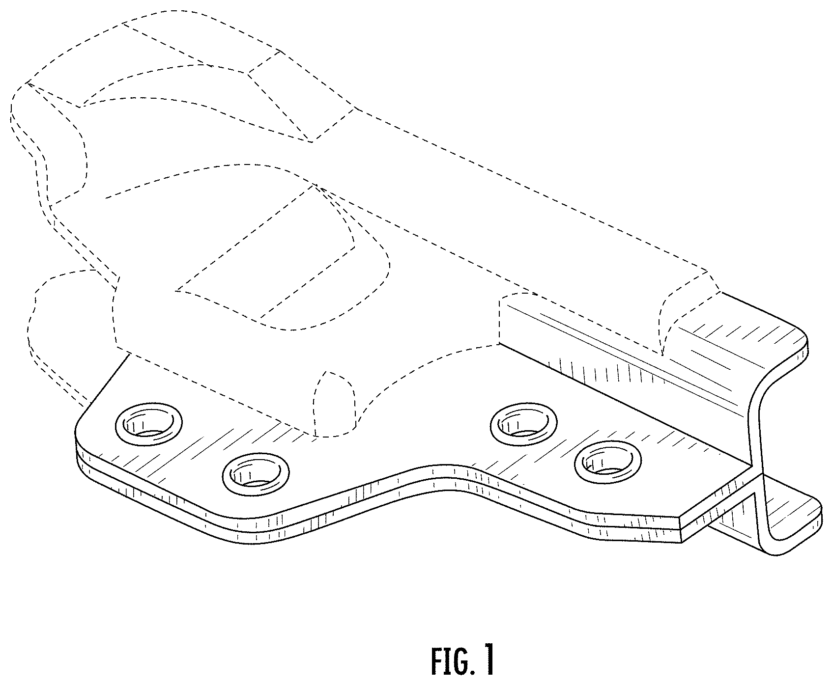 Patent USD0999519 — Holster with accessory receiving holes — Figure 1