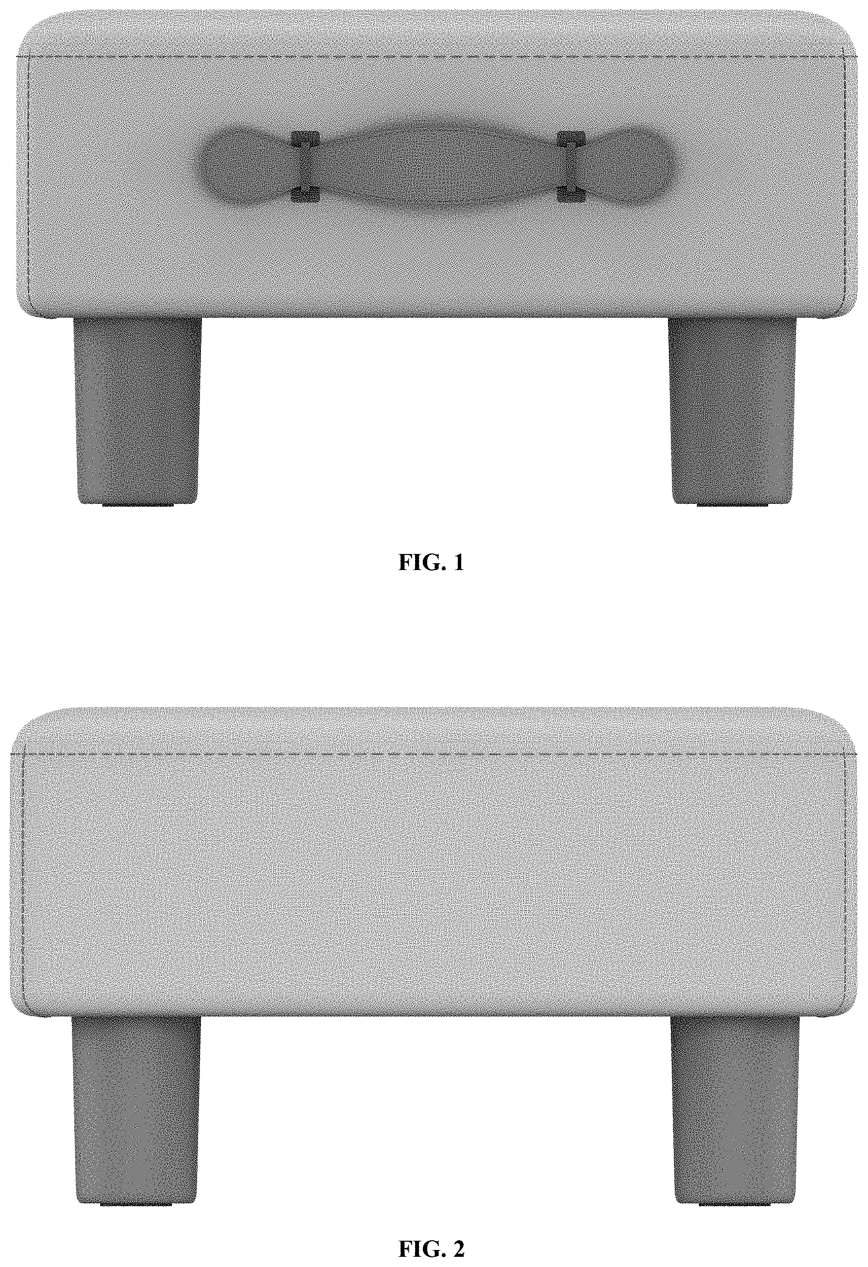 Patent USD0999522 — Suitcase shaped footstool — Figure 1
