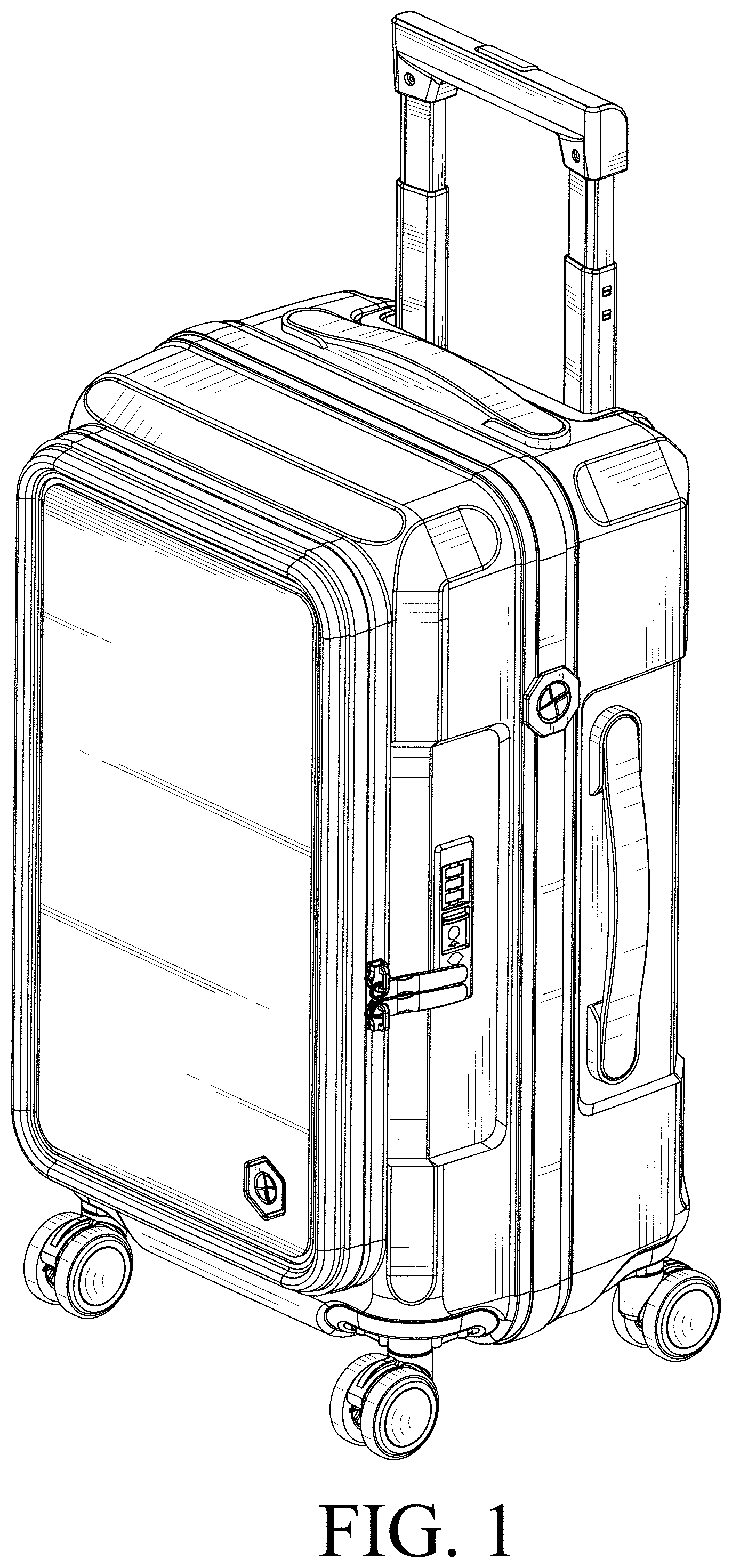 Patent USD0999523 — Luggage case — Figure 1