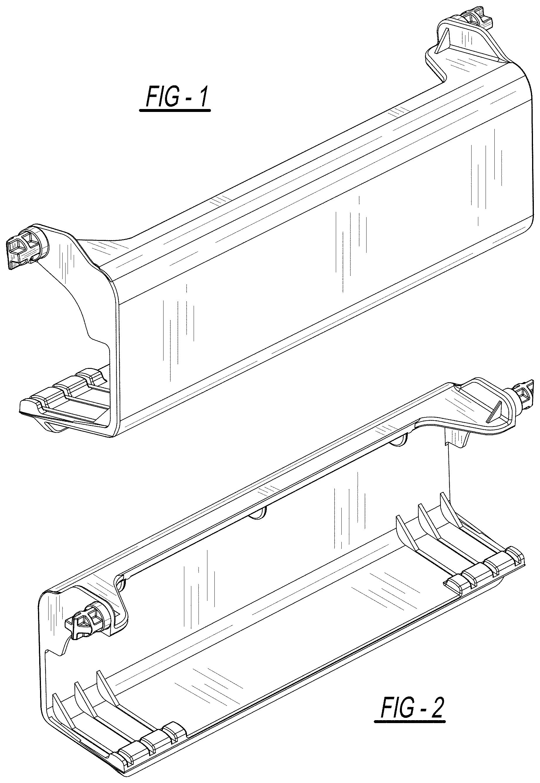 Patent USD0999526 Figure 1 – End latch for weatherproof storage tote