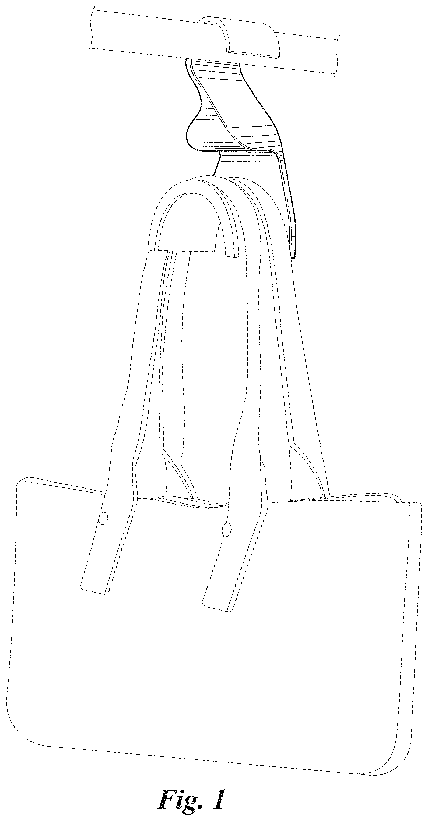 Patent USD0999531 Figure 1 – Handbag hanger