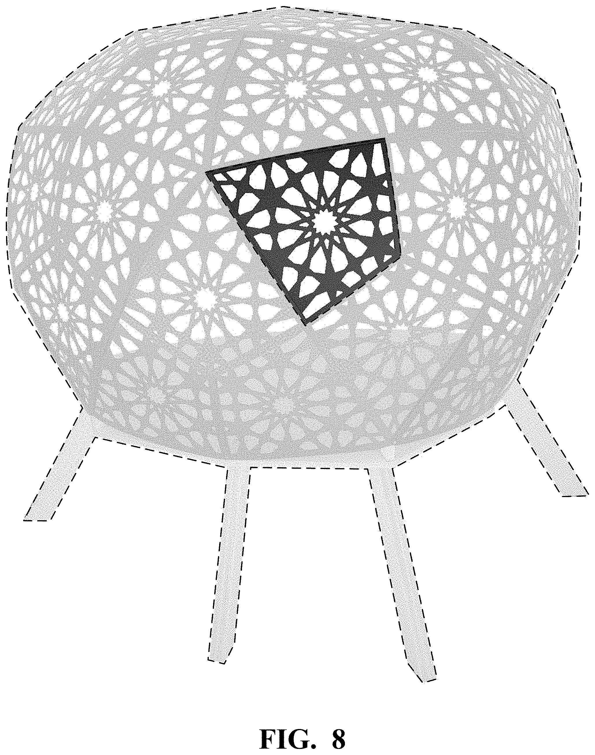 Patent USD0999544 Figure 8 – Chair