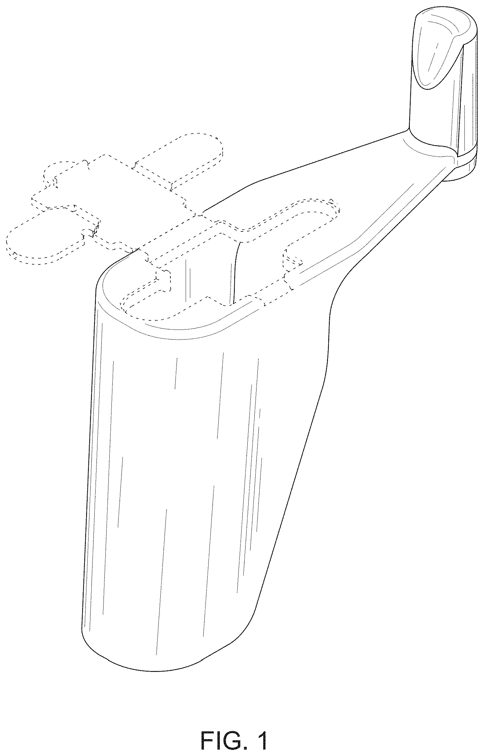 Patent USD0999552 — Hygiene implements holder with shield — Figure 1