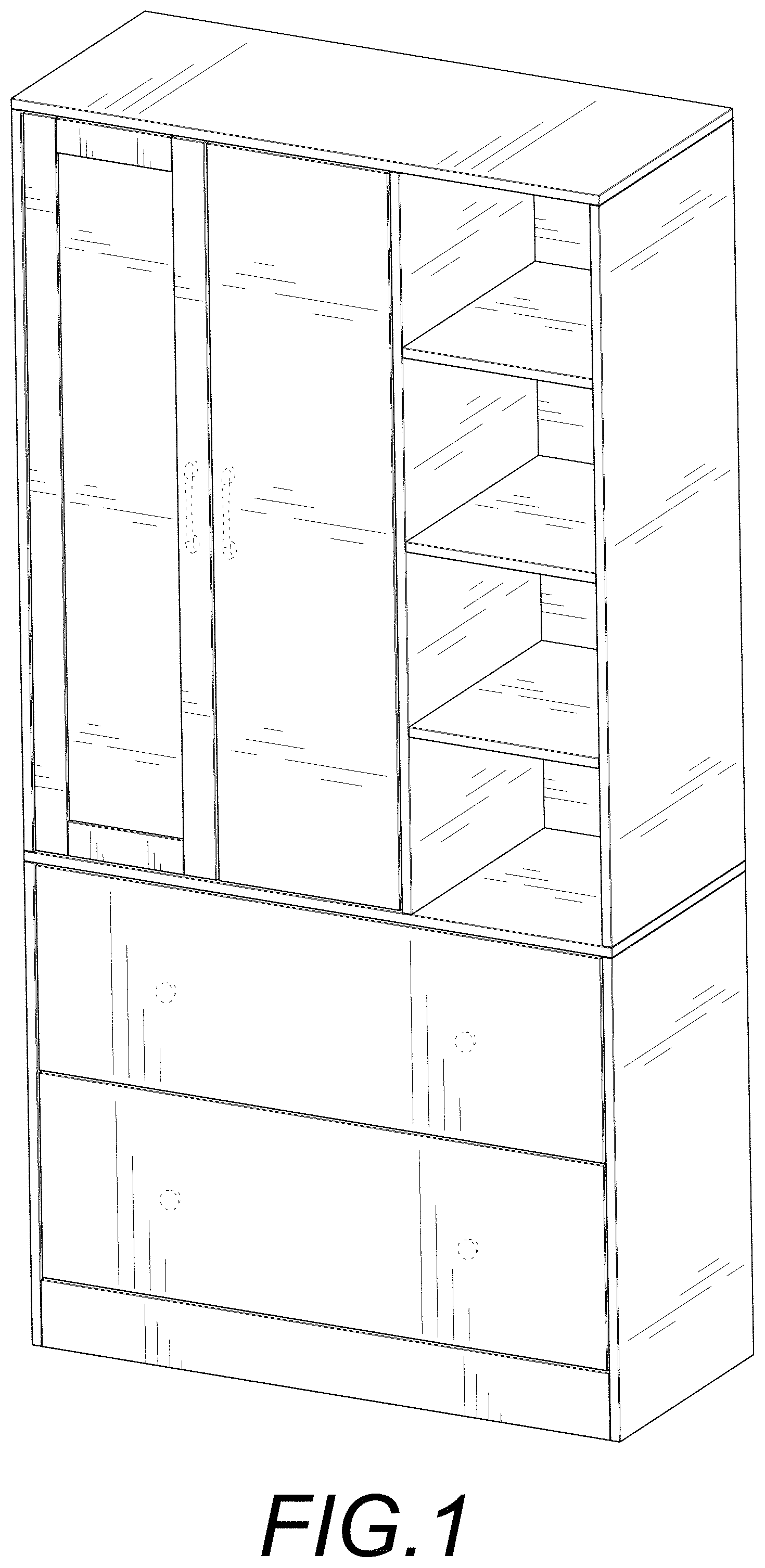Patent USD0999573 — Wardrobe — Figure 1