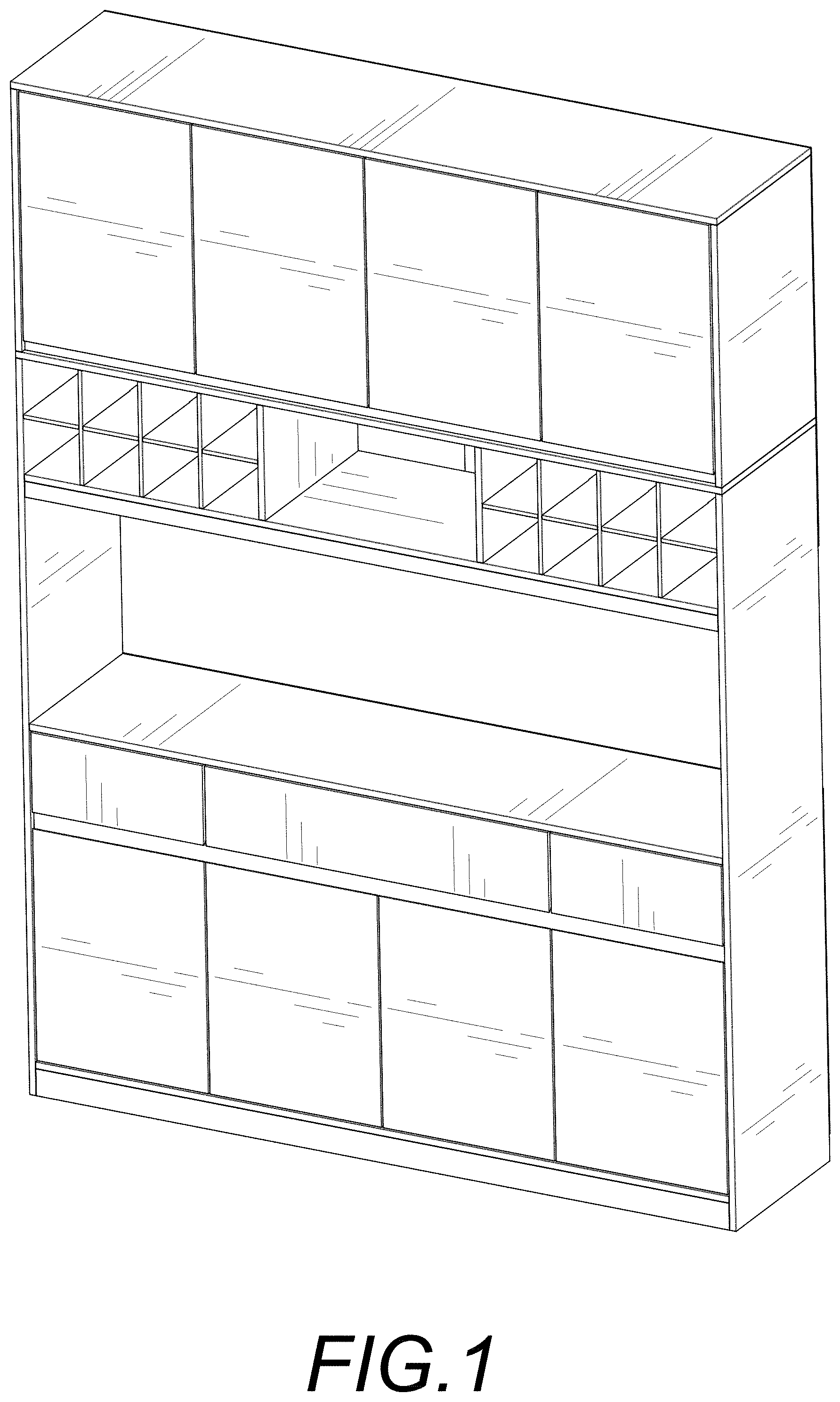 Patent USD0999574 Figure 1 – Cabinet