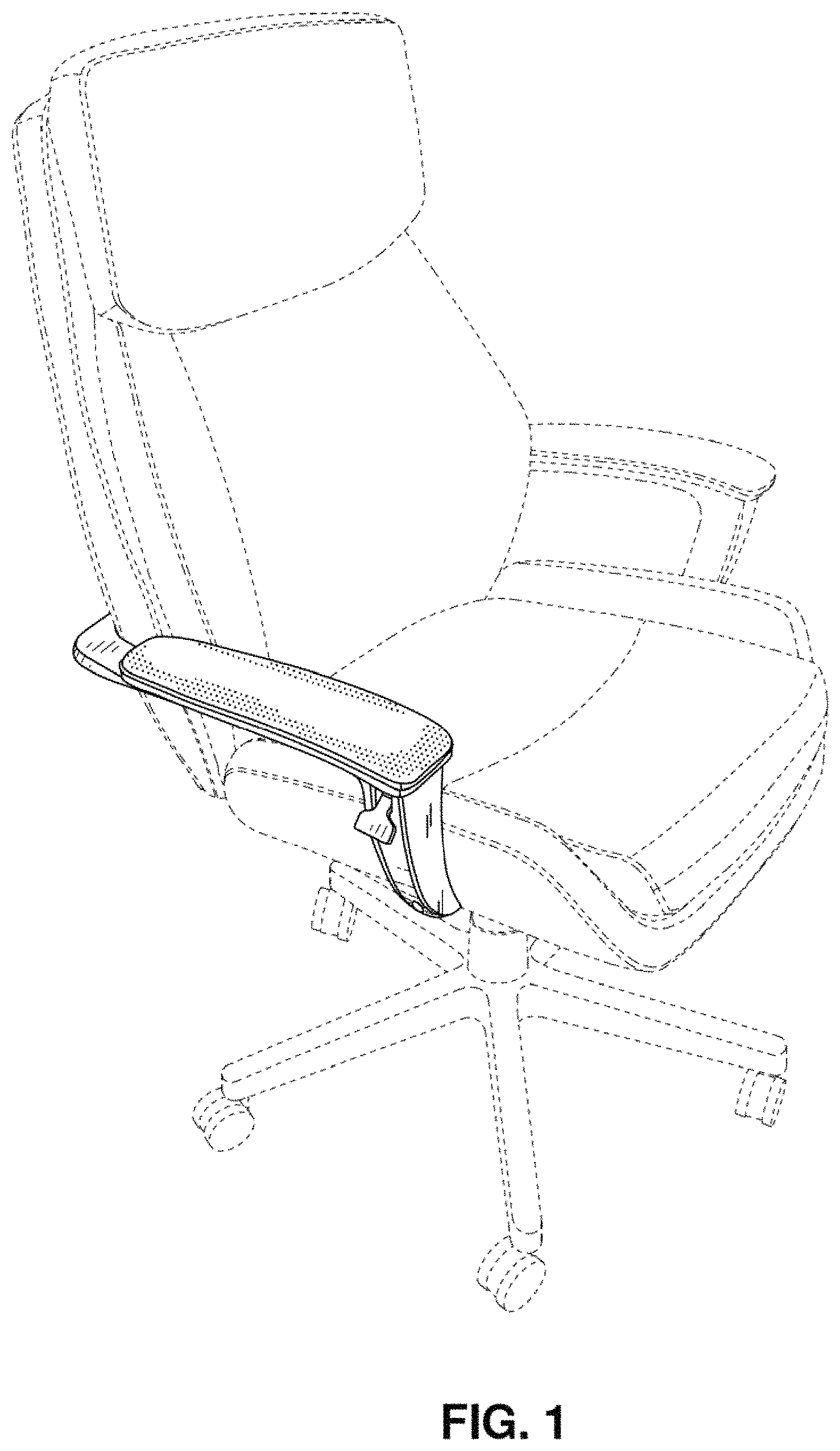 Patent USD0999578 — Arm for a chair — Figure 1