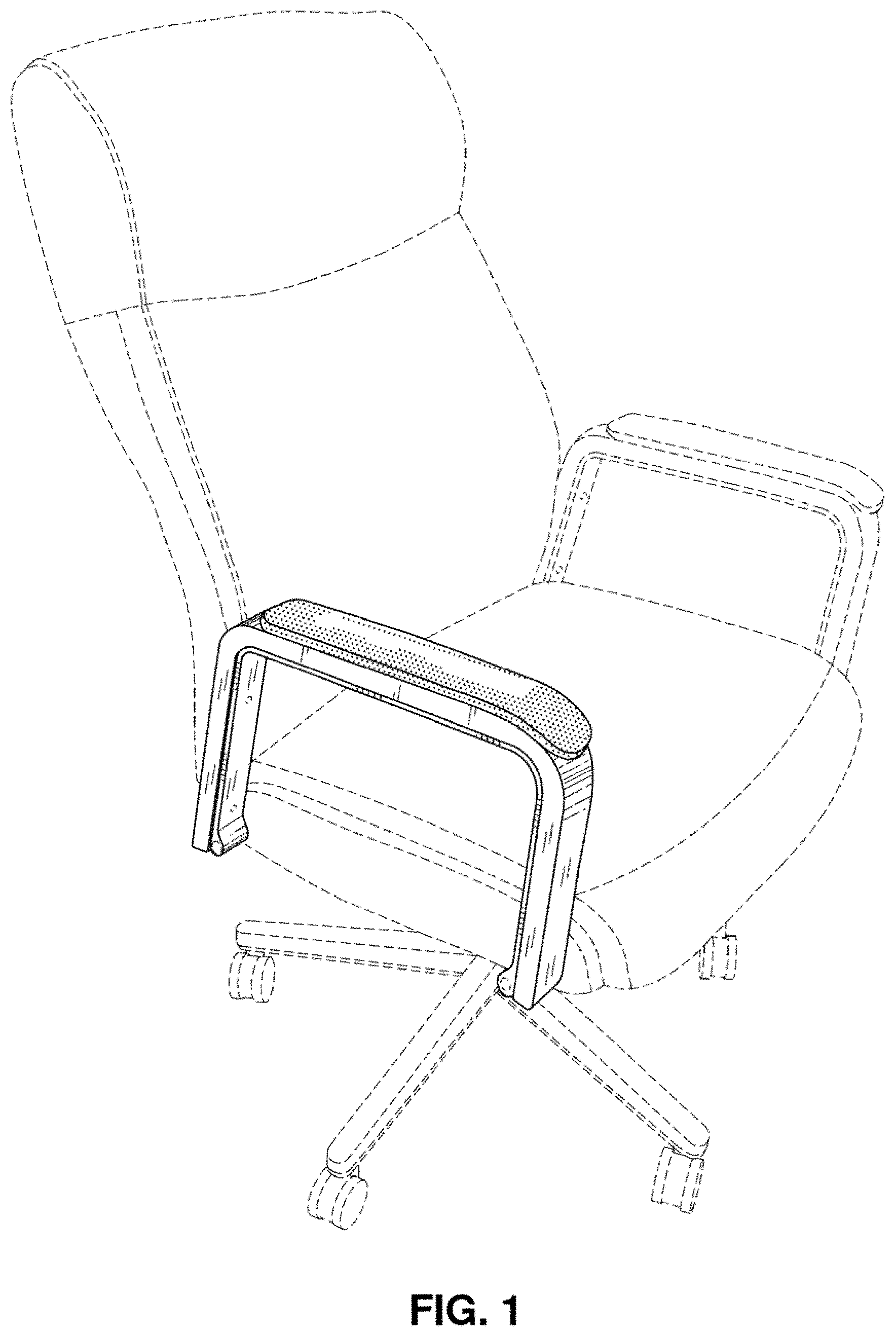 Patent USD0999579 — Arm for a chair — Figure 1