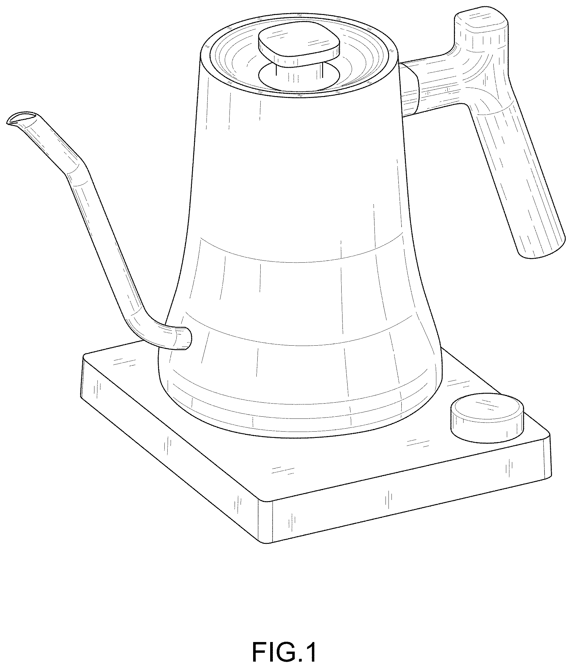 Patent USD0999582 — Electric kettle — Figure 1