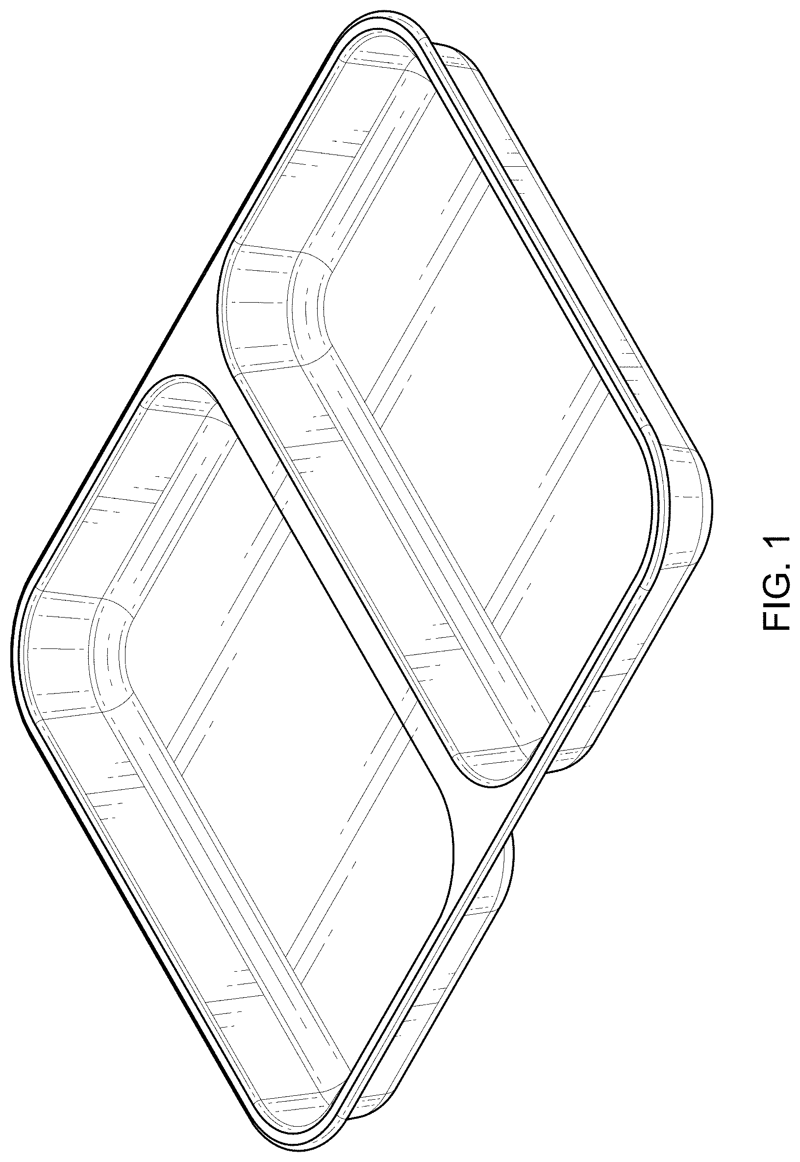 Patent USD0999584 — Two-sided pan — Figure 1