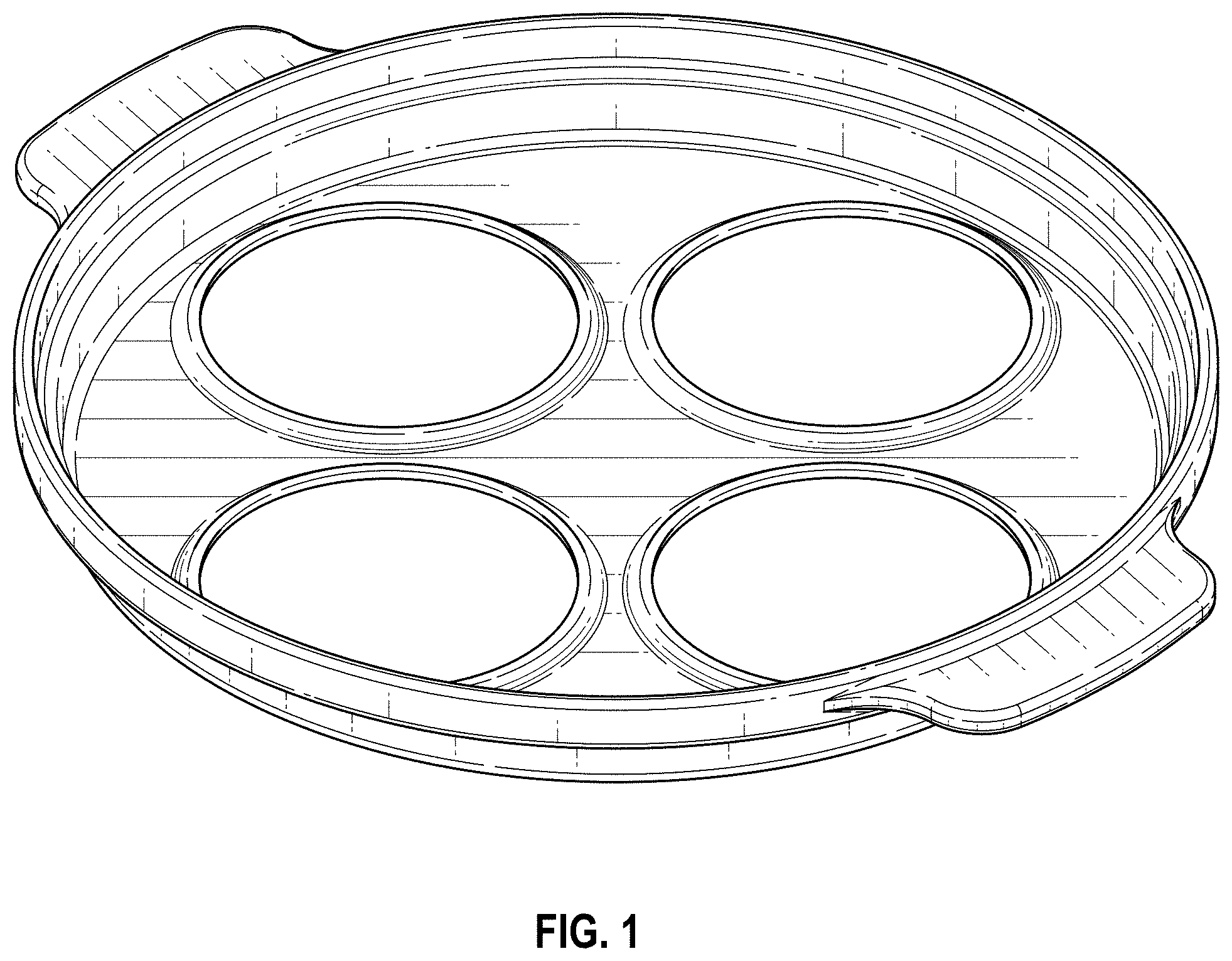 Patent USD0999585 — Egg poacher — Figure 1