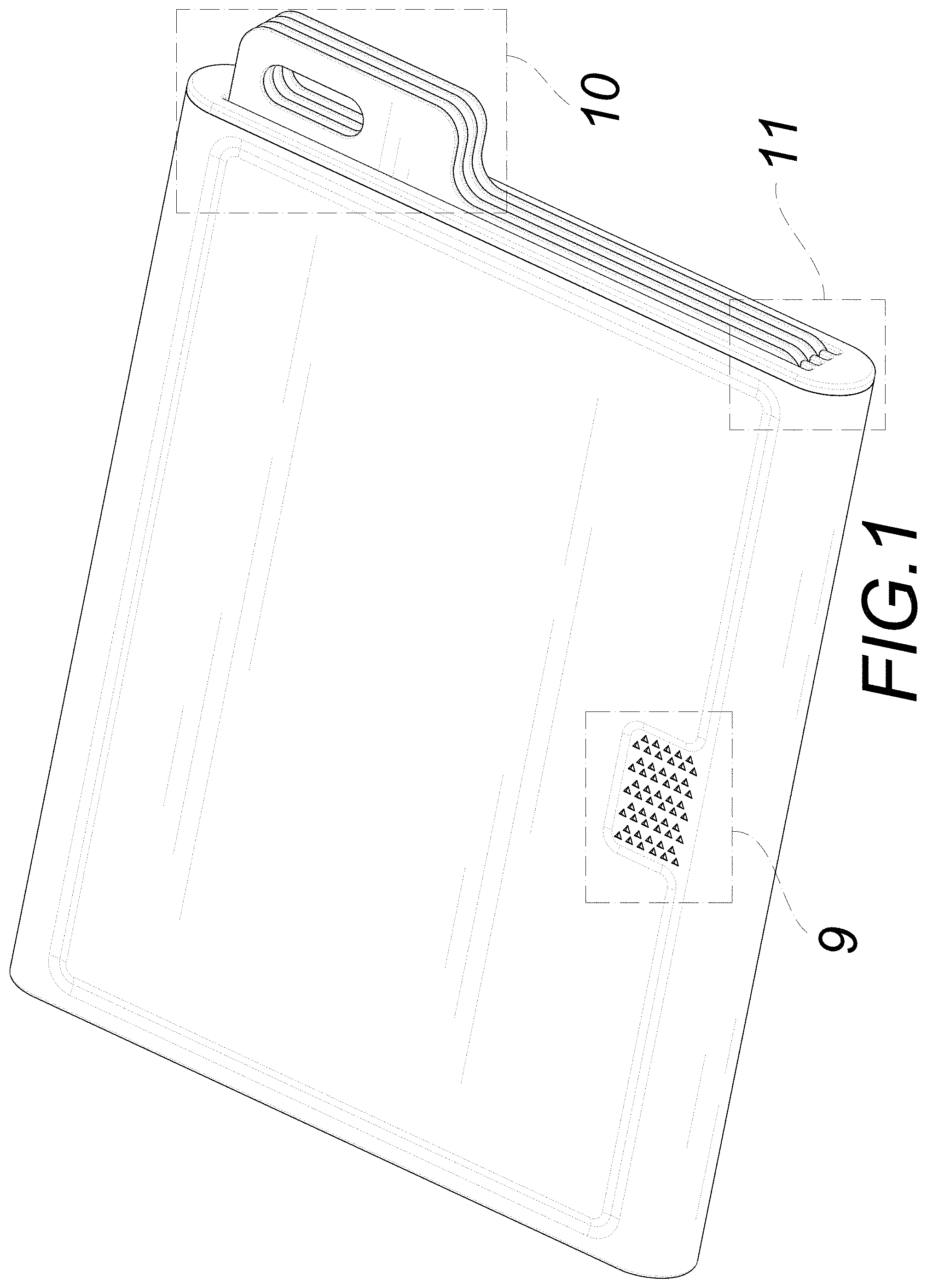 Patent USD0999601 — Cutting board set — Figure 1