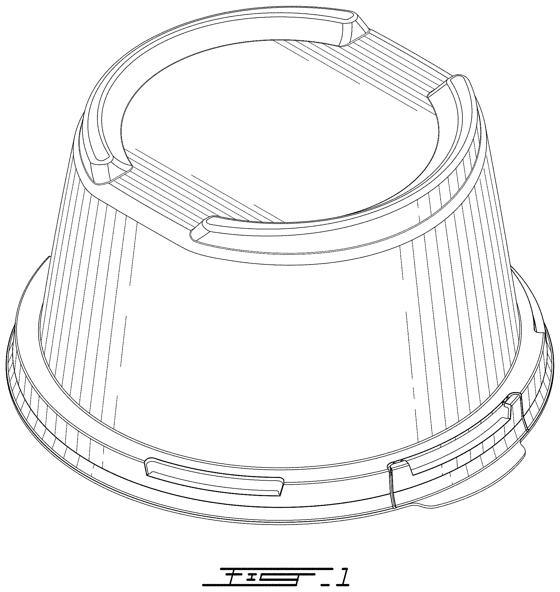 Patent USD0999628 — Container lid — Figure 1