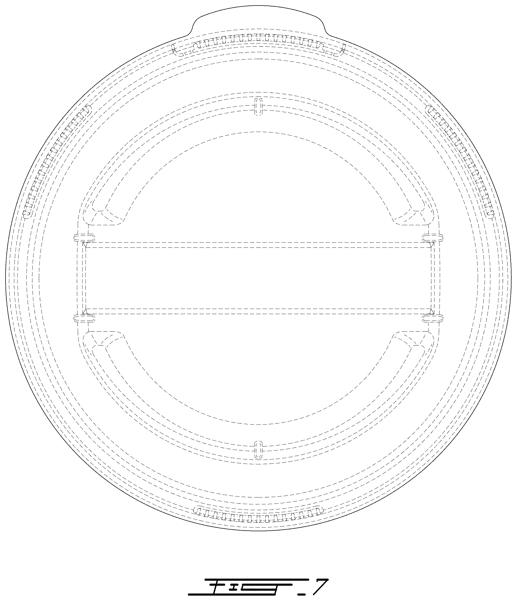 Patent USD0999628 Figure 5 – Container lid