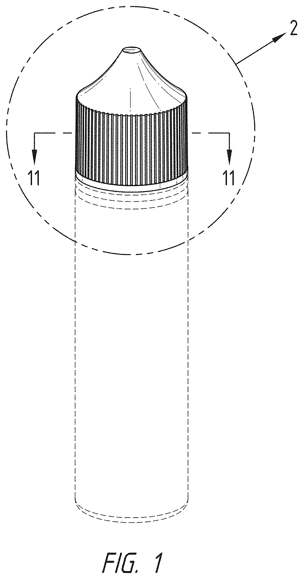 Patent USD0999637 — Bottle — Figure 1