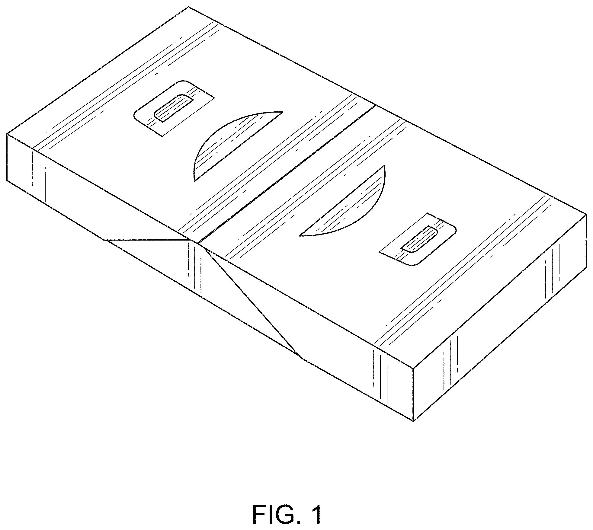 Patent USD0999644 — Takeout food container — Figure 1