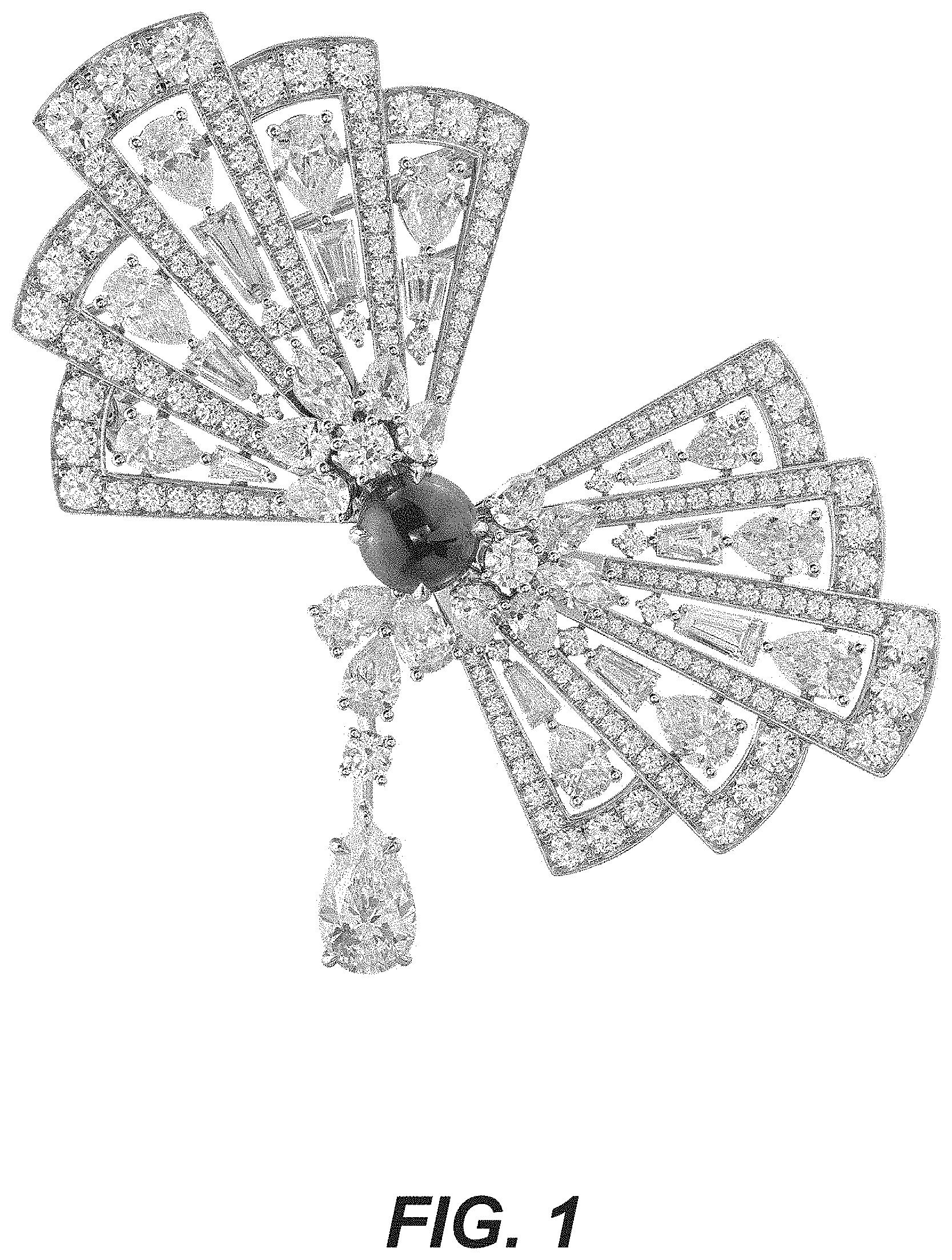 Patent USD0999666 — Brooch — Figure 1