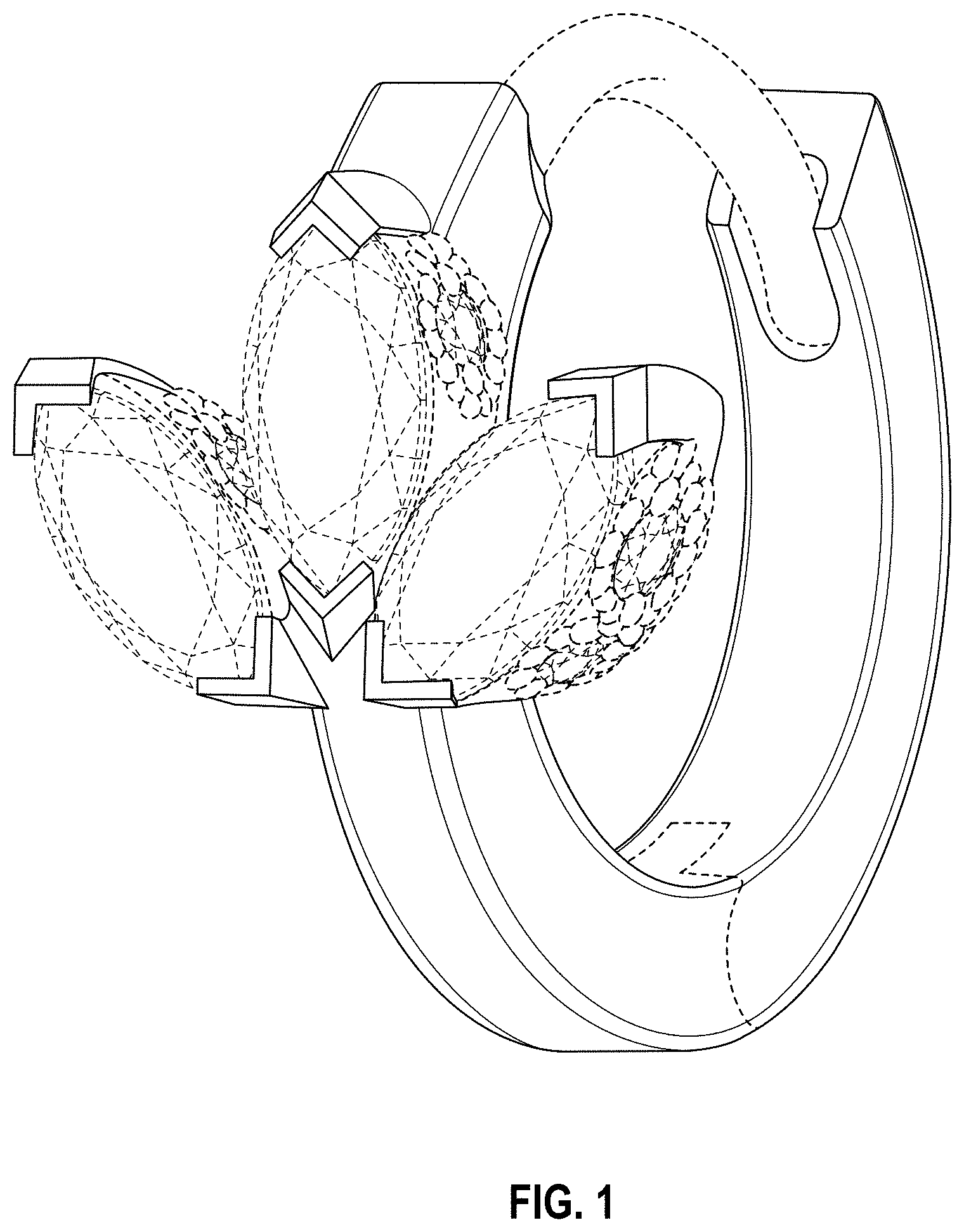 Patent USD0999667 Figure 1 – Earring