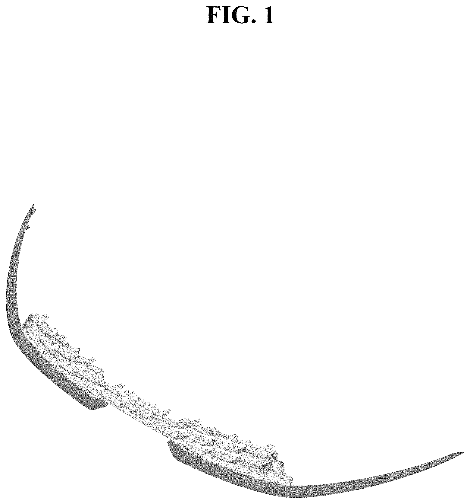 Patent USD0999684 — Radiator grille for vehicles — Figure 1