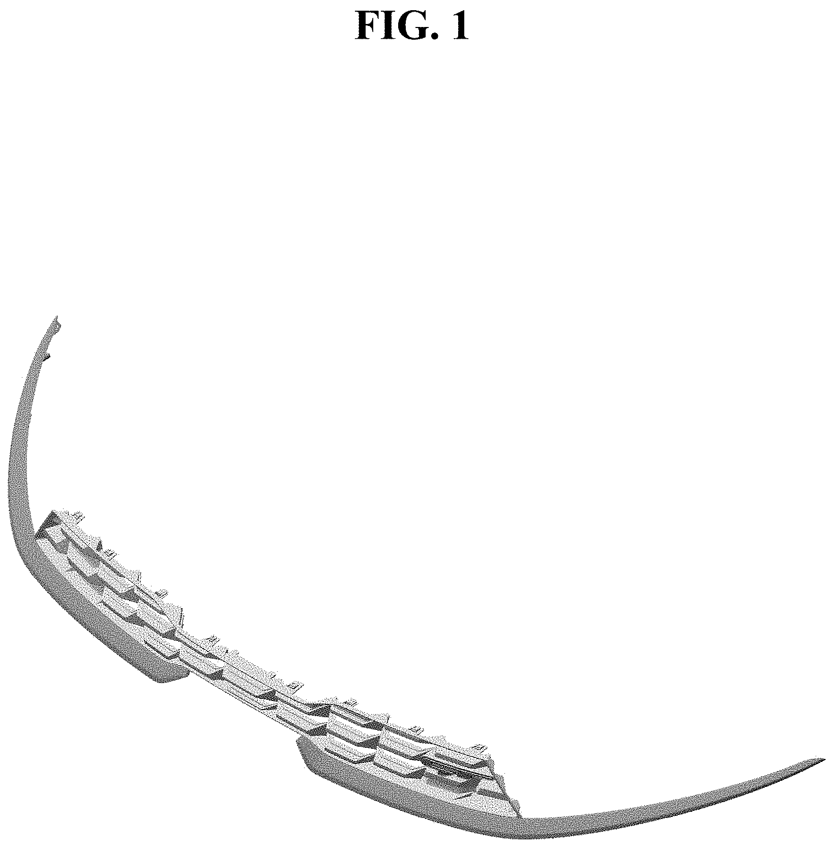 Patent USD0999685 — Radiator grille for vehicles — Figure 1