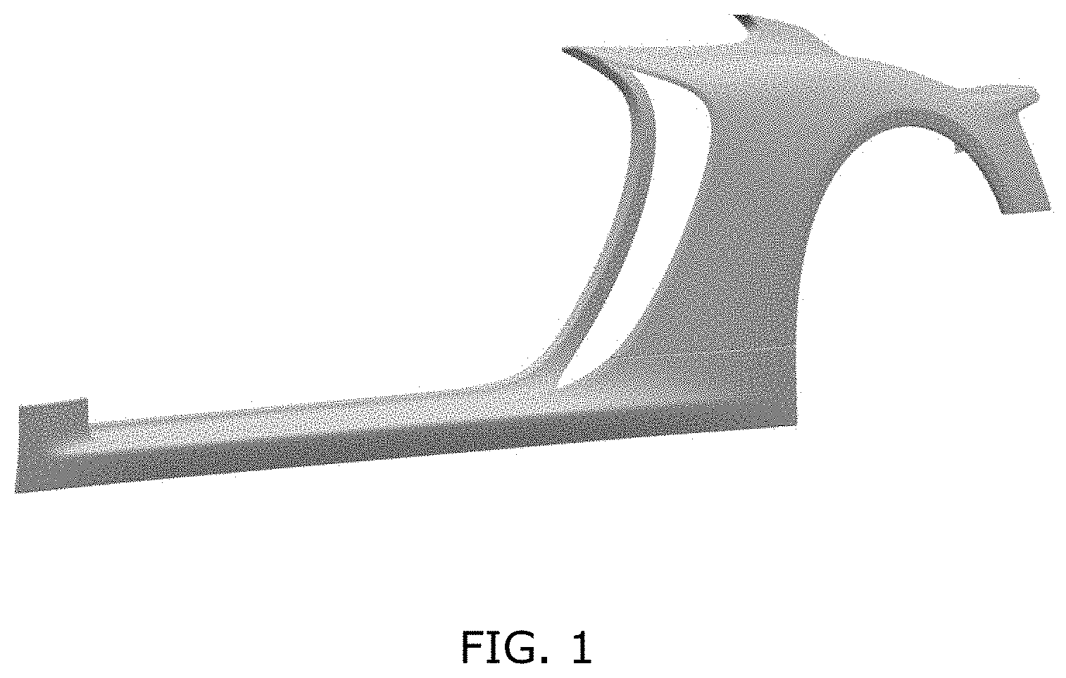 Patent USD0999698 — Motor vehicle body fender panel — Figure 1